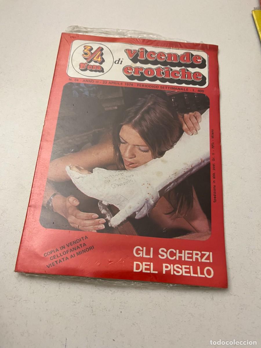 Revistas: (32/10/24)rivista tascabile Italiana vintage: 3/4 D'ORA VICENDE EROTICHE n.23 - NEW SEALED!!!..