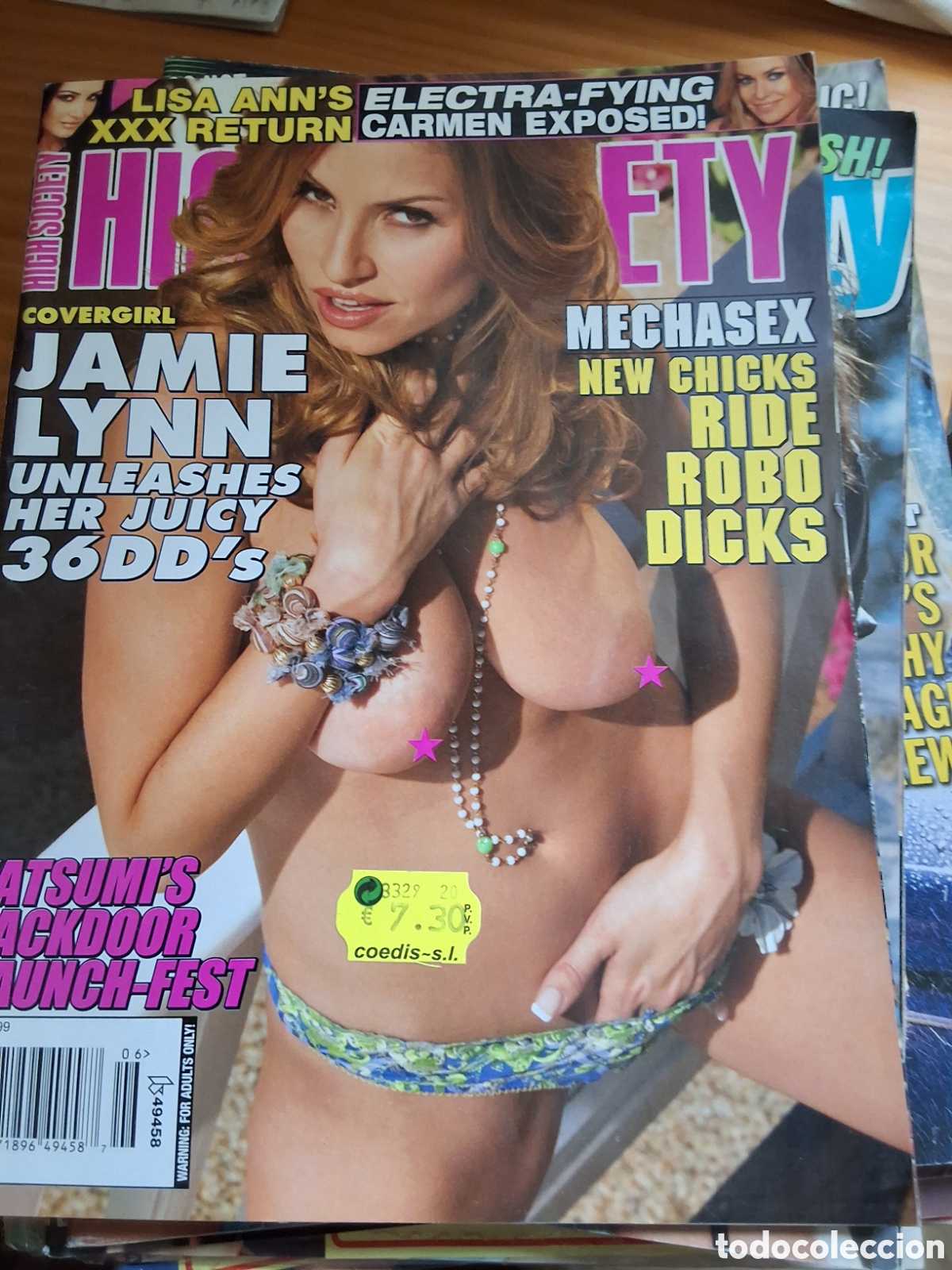Zeitschriften: High society revista erotica americana desnudos mujeres 2006 junio Jamie Lynn Katsumi