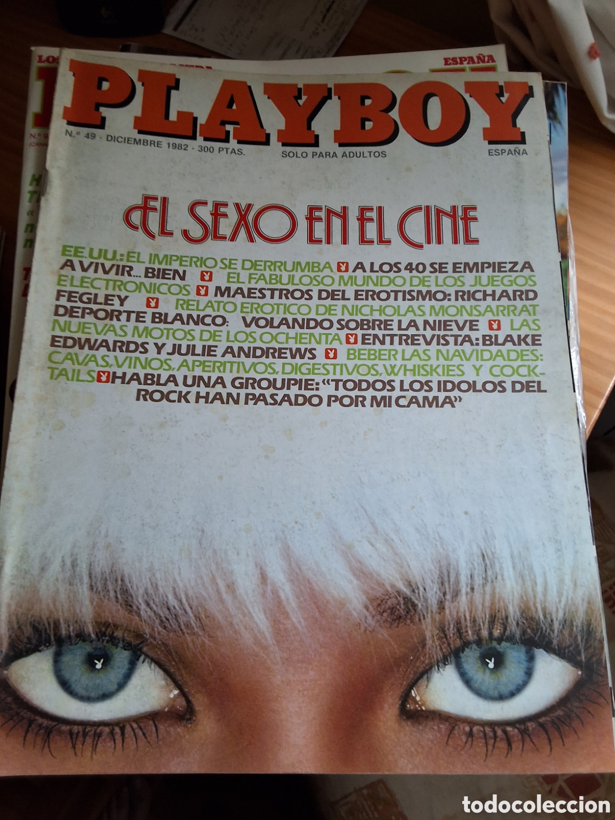 Journals: Playboy mensual espa&ntilde;ol revista erotica desnudos mujeres 1982 diciembre