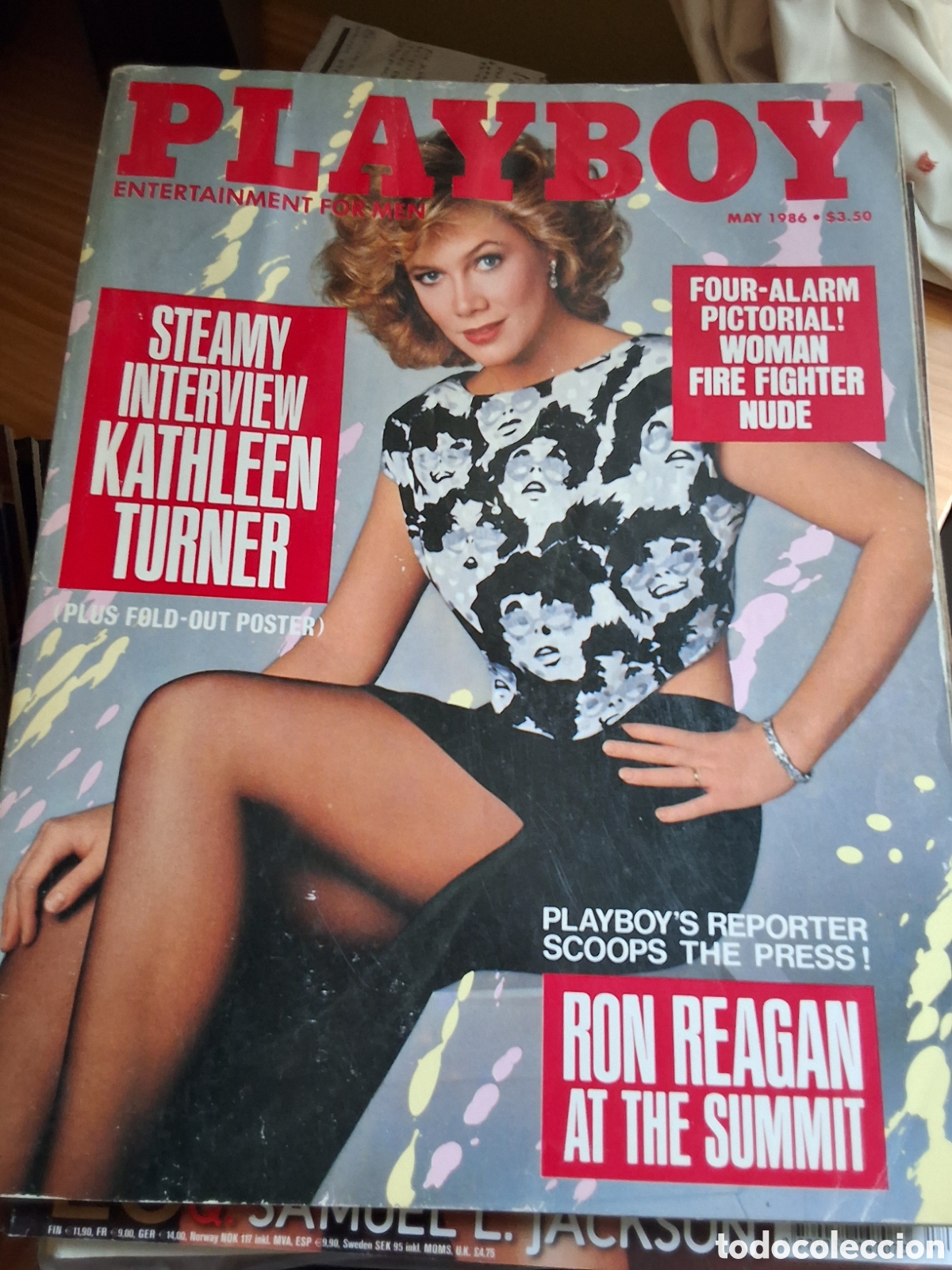 Zeitschriften: Playboy americano mensual revista erotica desnudos mujeres 1986/5 Katheen Turner