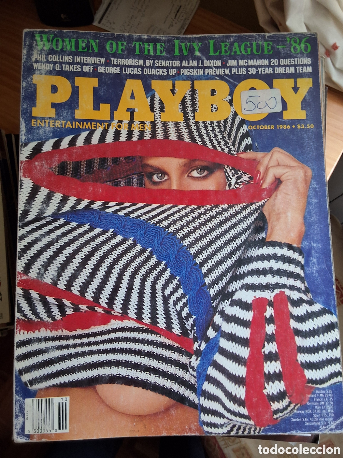 Zeitschriften: Playboy americano mensual revista erotica desnudos mujeres 1986/10 Sharon Kaye
