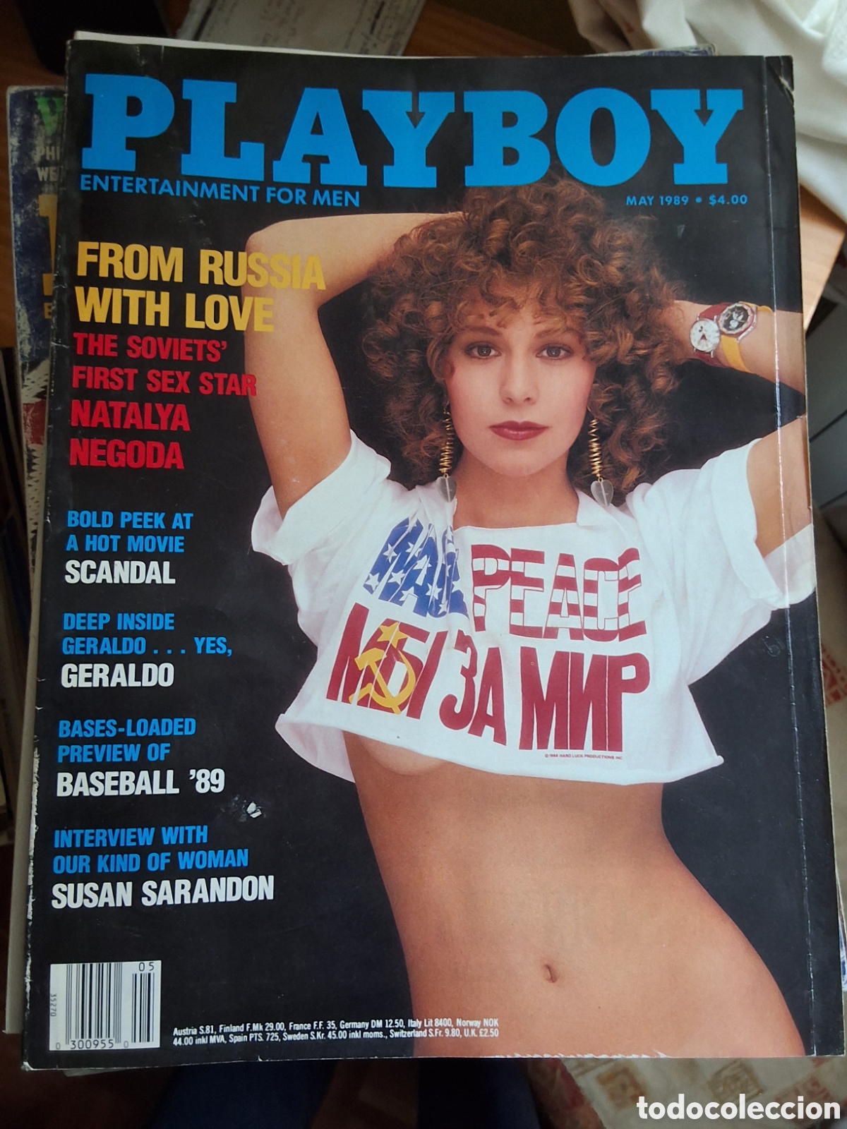 Zeitschriften: Playboy americano mensual revista erotica desnudos mujeres 1989/5 Natalya Negoda