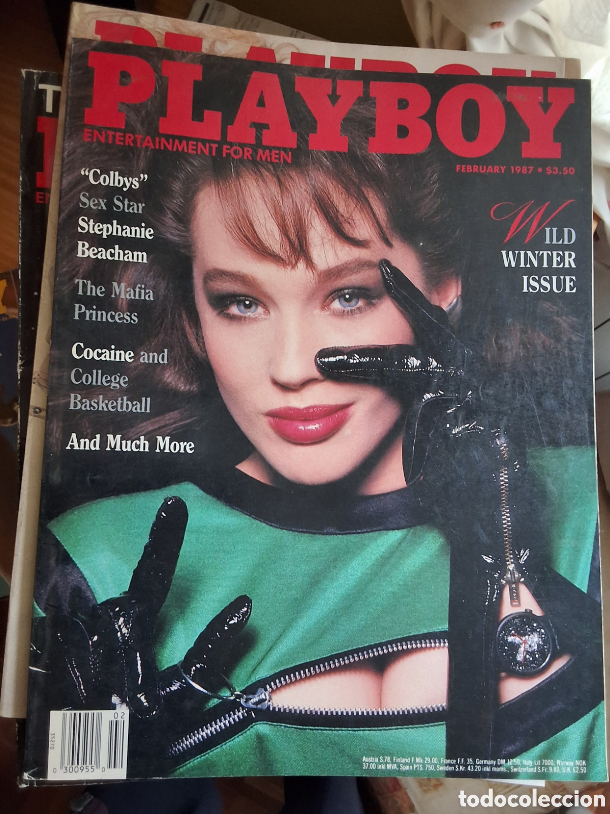 Zeitschriften: Playboy americano mensual revista erotica desnudos mujeres 1987/2 Joanne Russell