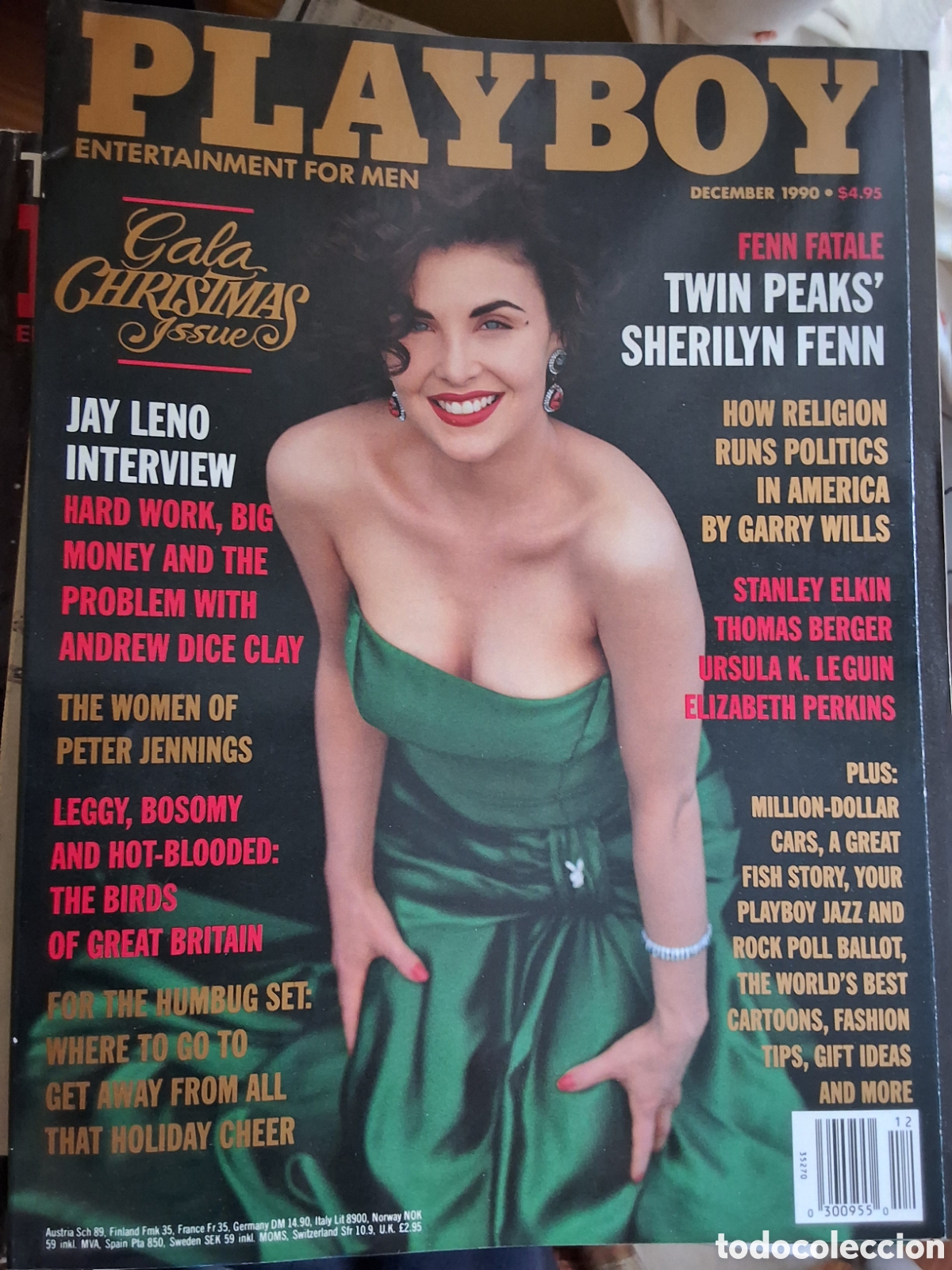 Magazines: Playboy americano mensual revista erotica desnudos mujeres 1990/12 Sherilyn Fenn