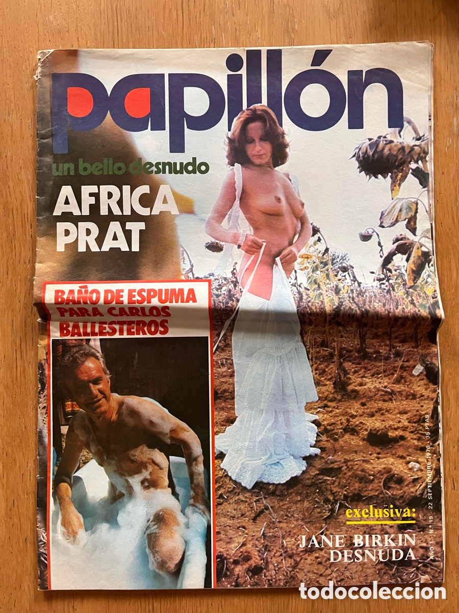 Journals: Papill&oacute;n revista er&oacute;tica a&ntilde;o 1 n&uacute;mero 19 &Aacute;frica Prat