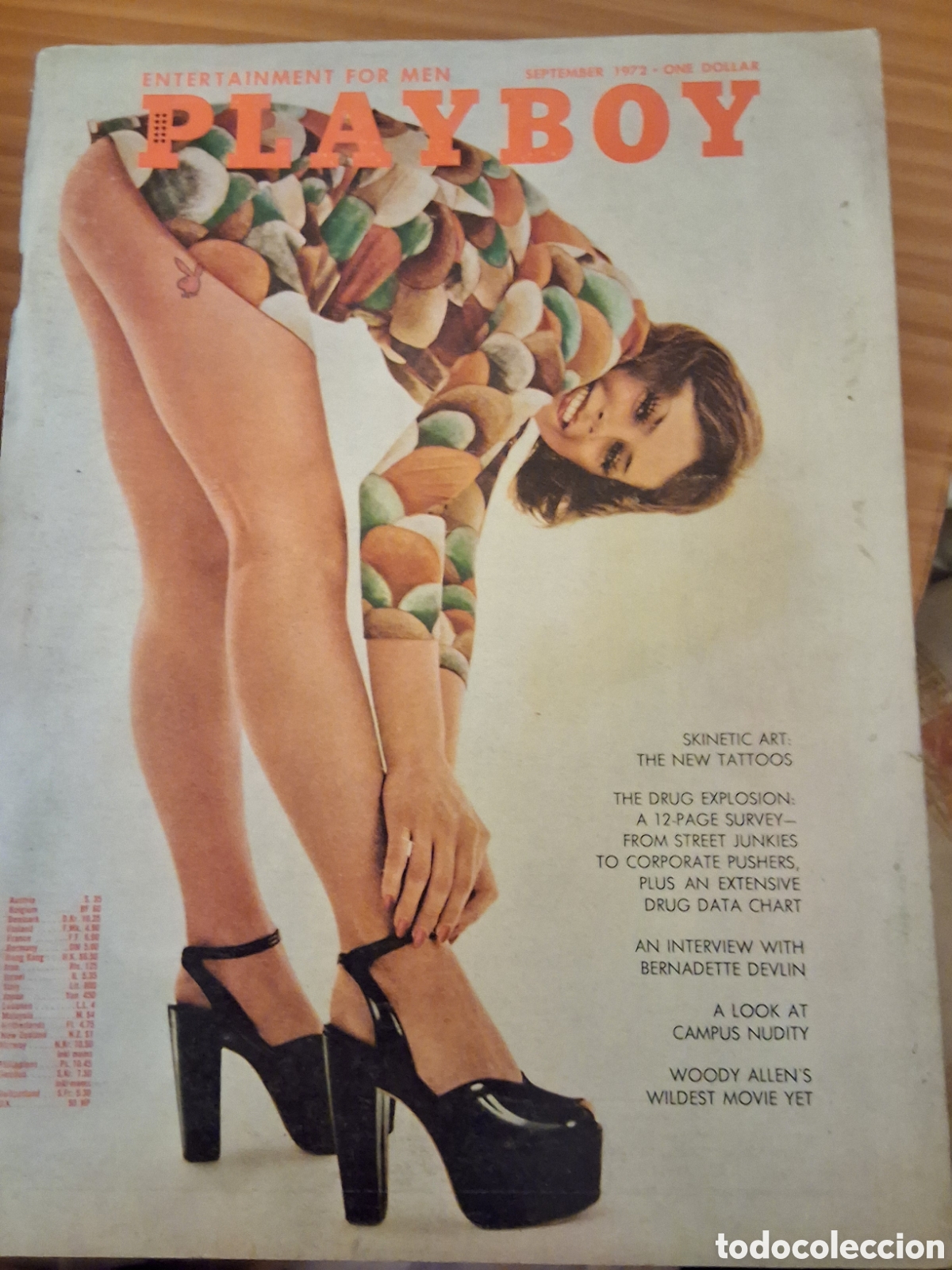 Journals: Playboy americano mensual revista erotica desnudos mujeres 1972 septiembre