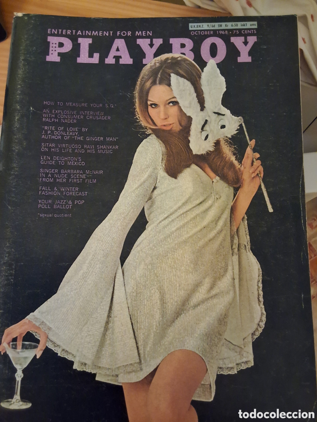 Journals: Playboy americano mensual revista erotica desnudos mujeres 1968 octubre