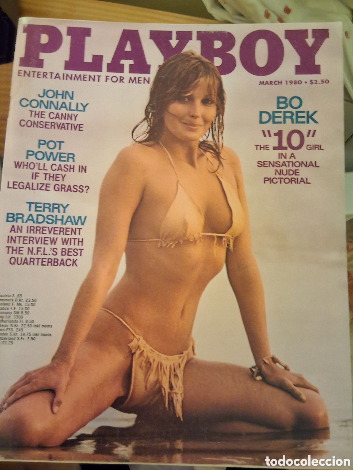 Journals: Playboy americano mensual revista erotica desnudos mujeres 1980 marzo Bo Derek