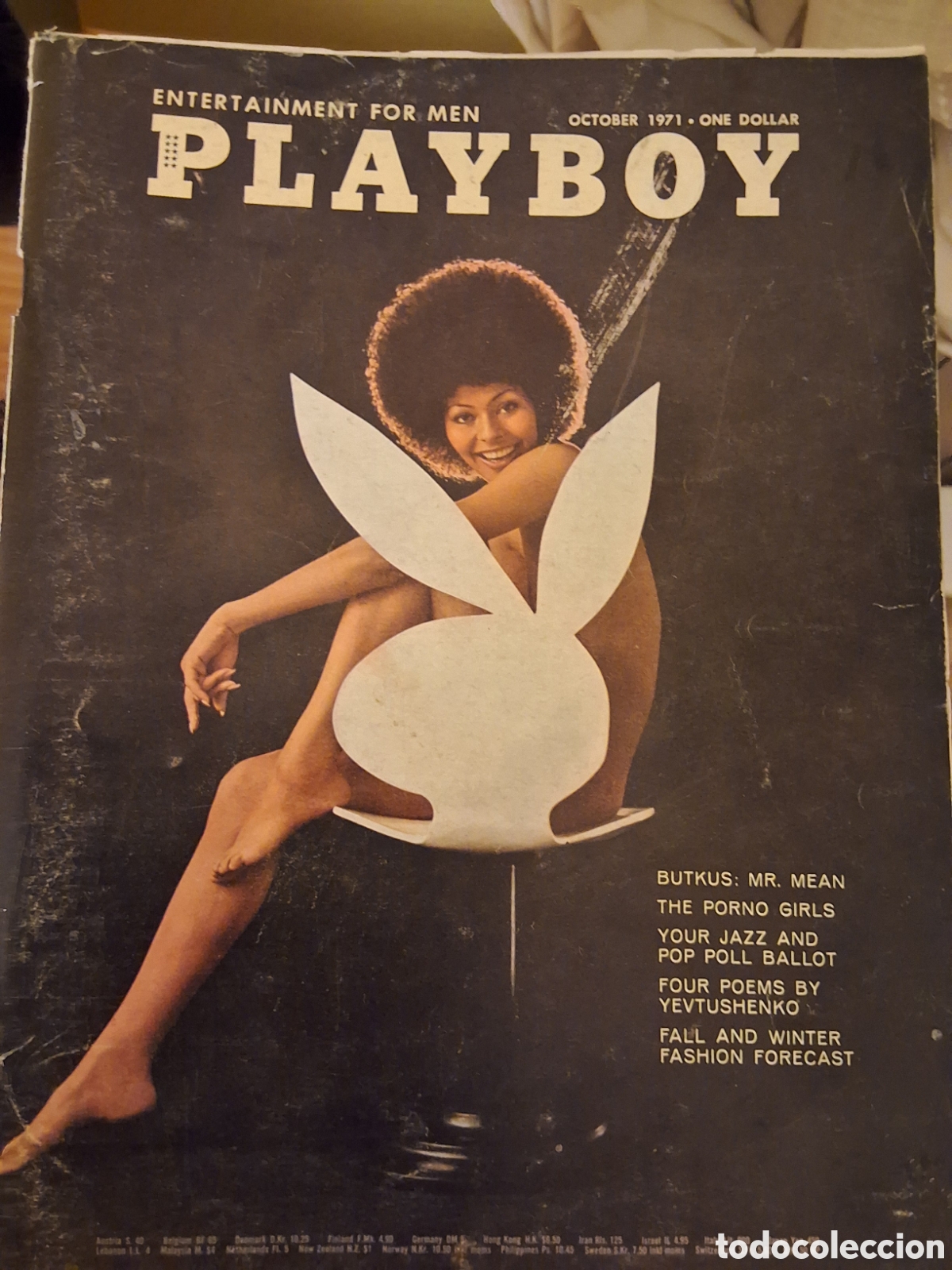 Journals: Playboy americano mensual revista erotica desnudos mujeres 1971 octubre