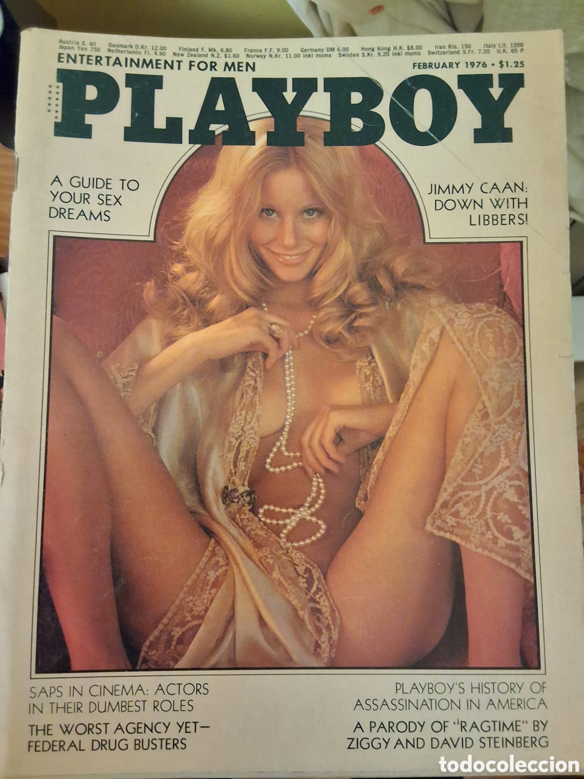 Journals: Playboy americano mensual revista erotica desnudos mujeres 1976 febrero