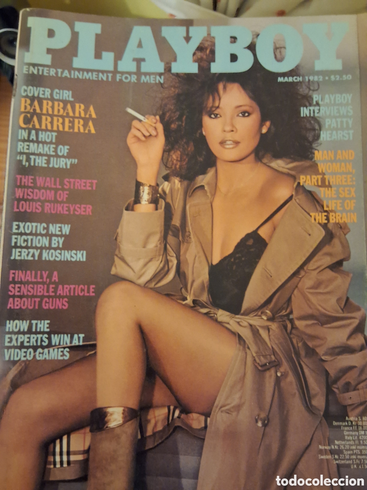 Journals: Playboy americano mensual revista erotica desnudos mujeres 1982 marzo Barbara Carrera