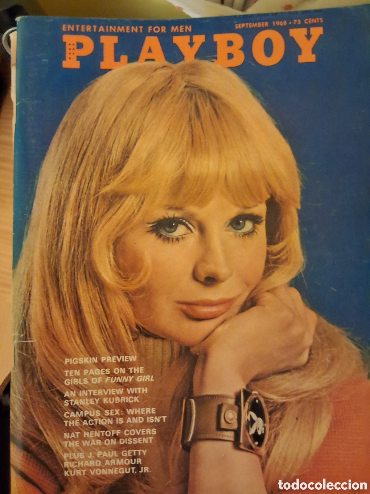Journals: Playboy americano mensual revista erotica desnudos mujeres 1968 septiembre