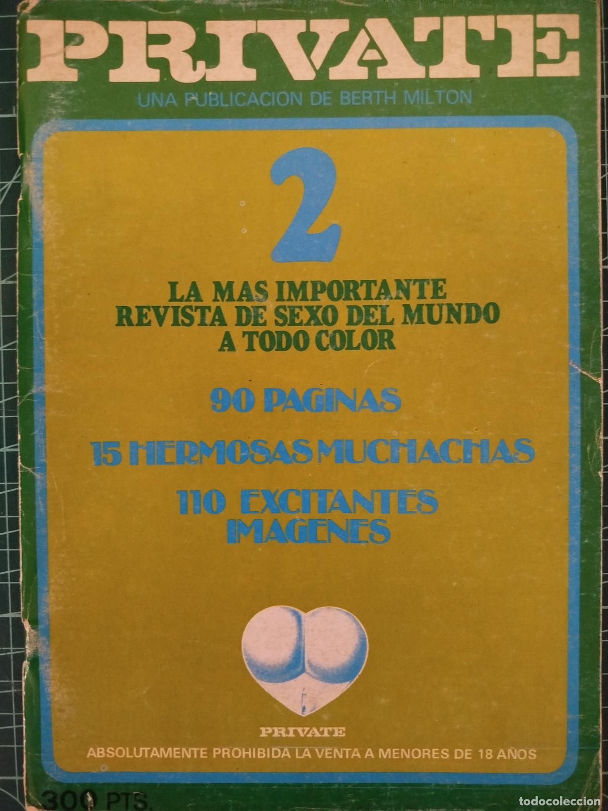 Revistas: REVISTA PRIVATE N&ordm; 2 BY BERTH MILTON ADULT PORN CONTENT. VINTAGE