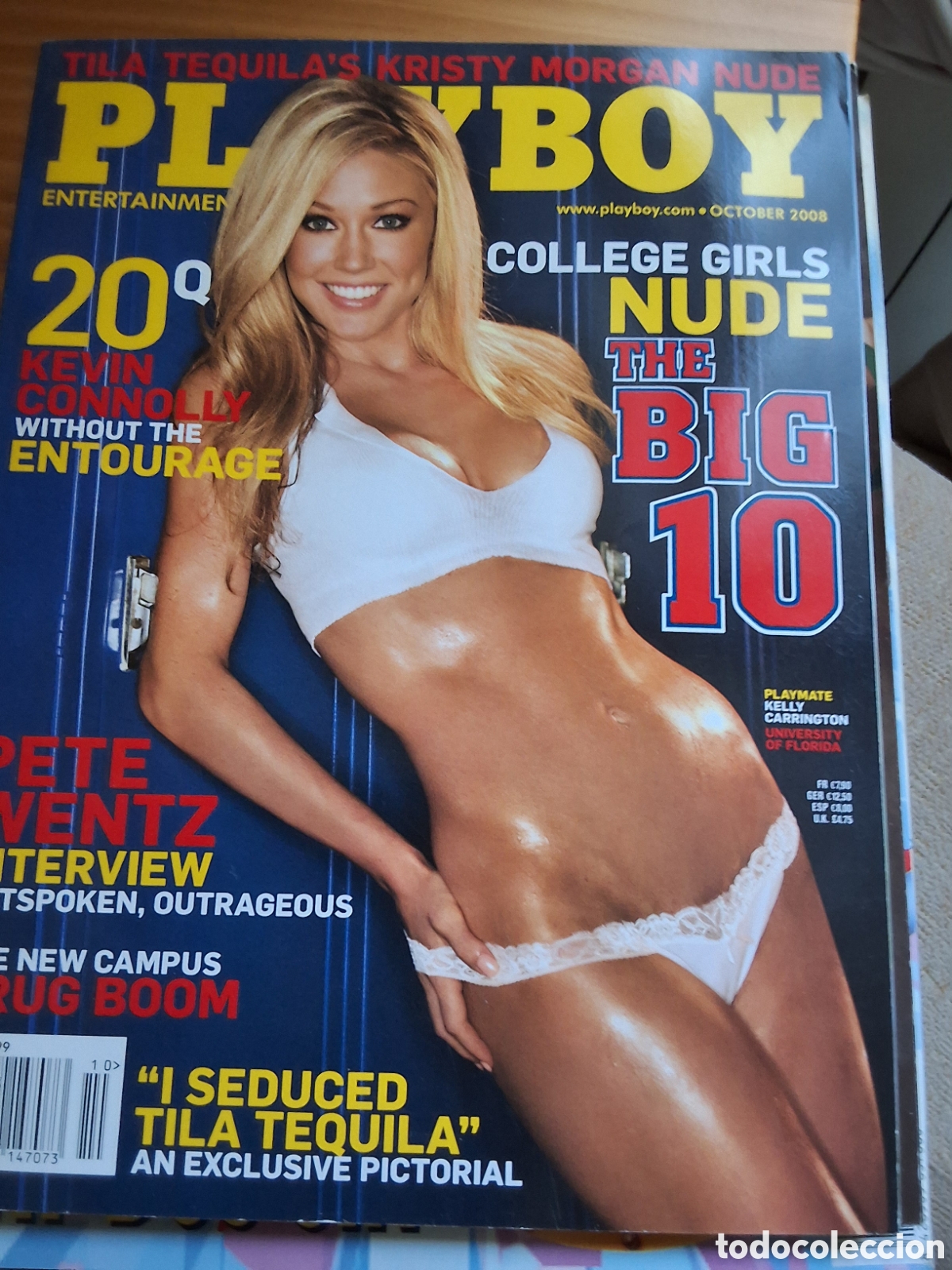 Journals: Playboy americano mensual revista erotica desnudos mujeres 2008/10 kelly Carrington