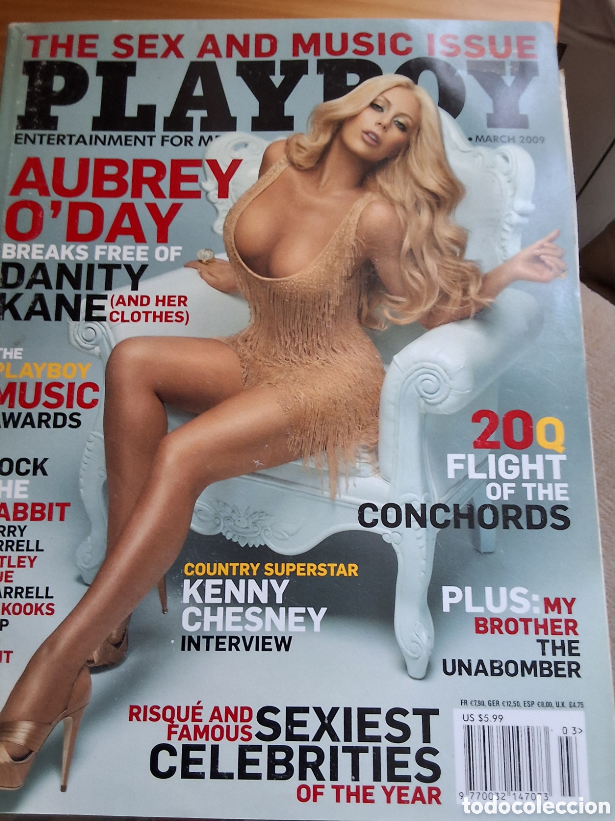 Journals: Playboy americano mensual revista erotica desnudos mujeres 2009 marzo Aubrey O,day