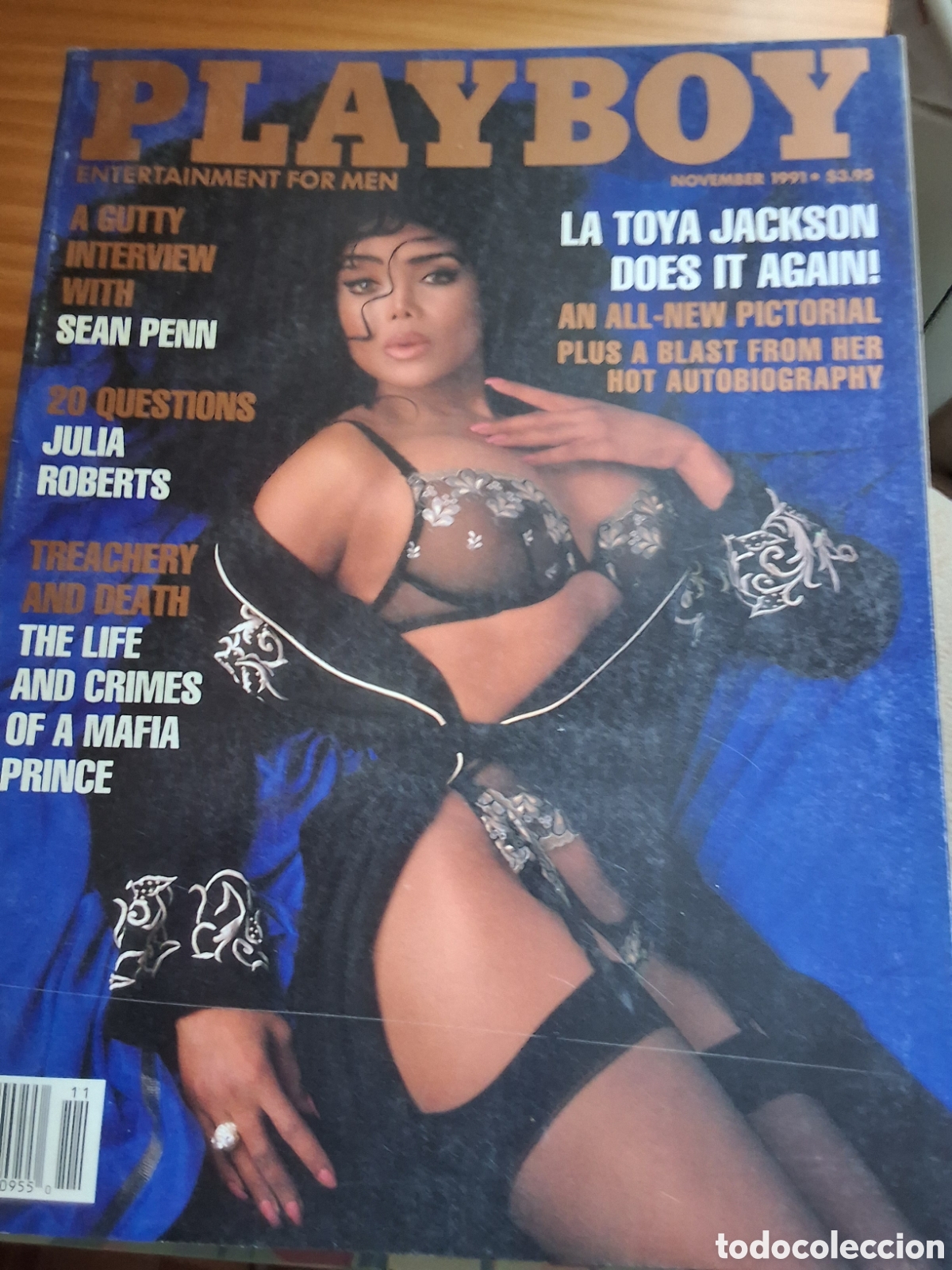 Journals: Playboy americano mensual revista erotica desnudos mujeres 1991/11 La Toya Jackson