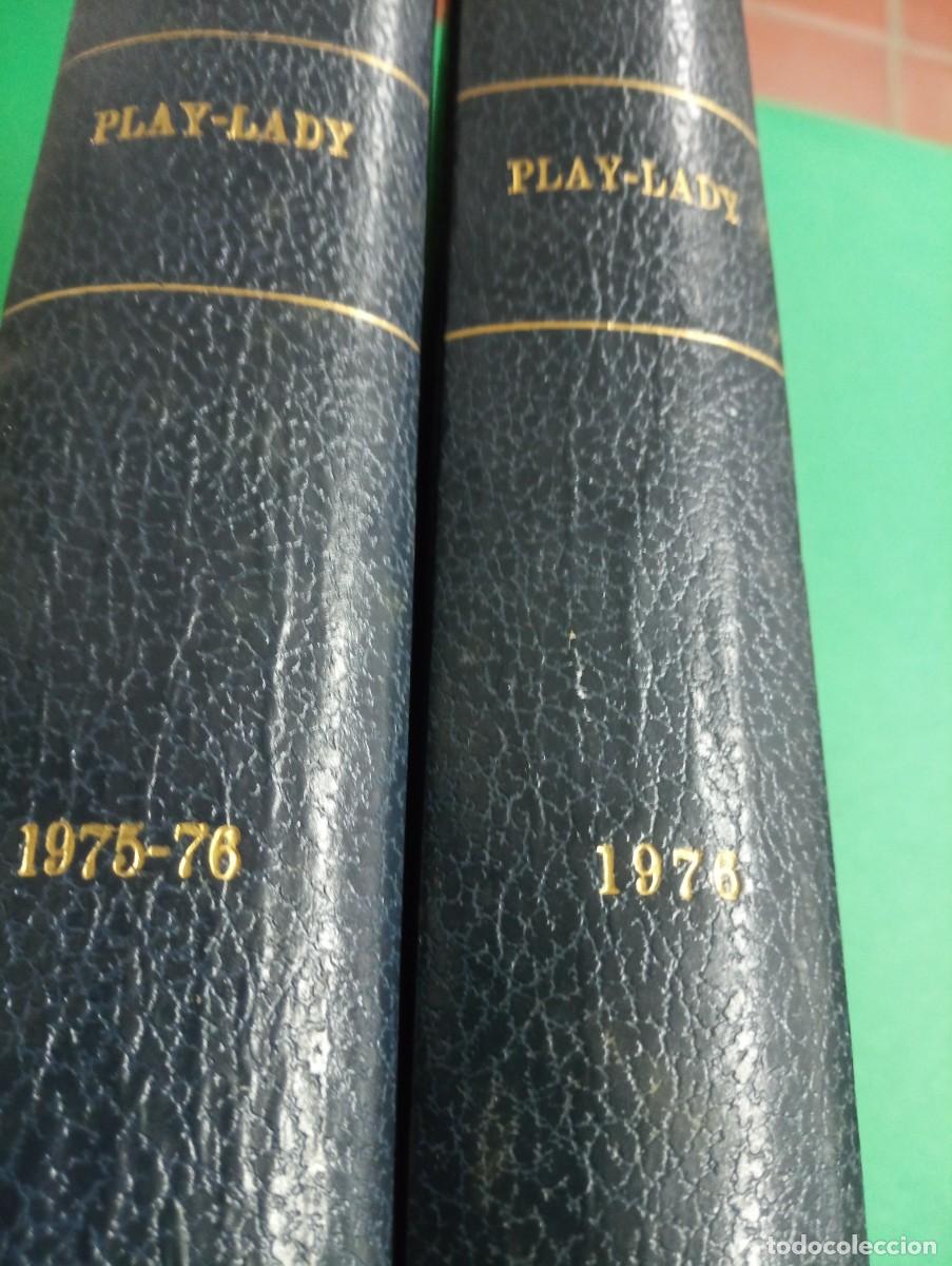 Revistas: Lote de 2 antiguos tomos de la Revista Er&oacute;tica PLAY-LADY. N&uacute;meros 16 al 44. A&ntilde;os 1975-76.