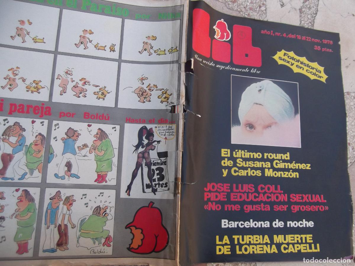 Journals: lib n&ordm; 4, fotohistoria sexy en color por muriel catalan, revista erotica espa&ntilde;ola ,solo para adultos
