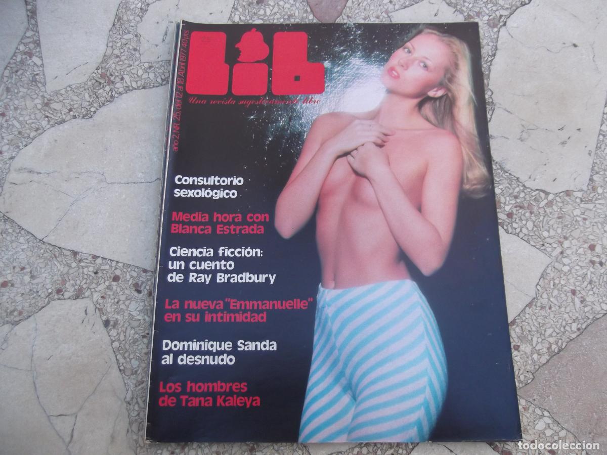 Journals: lib n&ordm; 25, blanca estrada, folie je t'aime, laura gemser,rene erotica espa&ntilde;ola ,solo para adultos