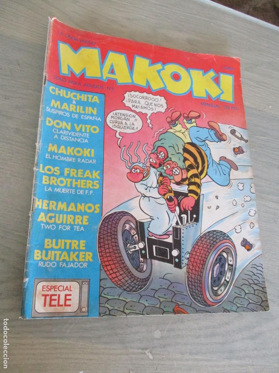 Revistas: MAKOKI, N&ordm;. 5, EDICIONES LA C&Uacute;PULA-1983 - Foto 1