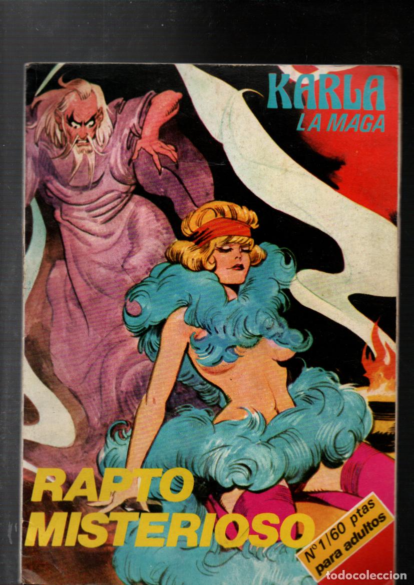 Magazines: KARLA LA MAGA. RAPTO MISTERIOSO. N&ordm; 1. PARA ADULTOS.