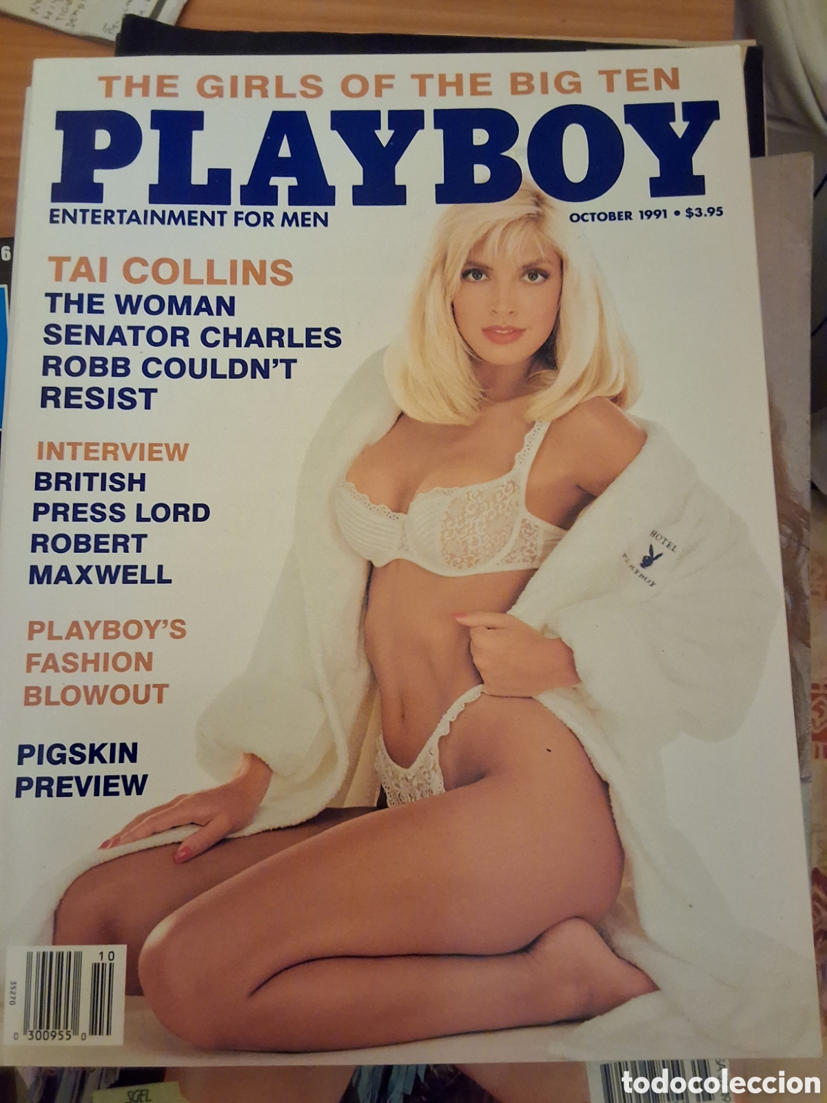 Zeitschriften: Playboy americano mensual revista erotica desnudos mujeres 1991/10 Tai Collins