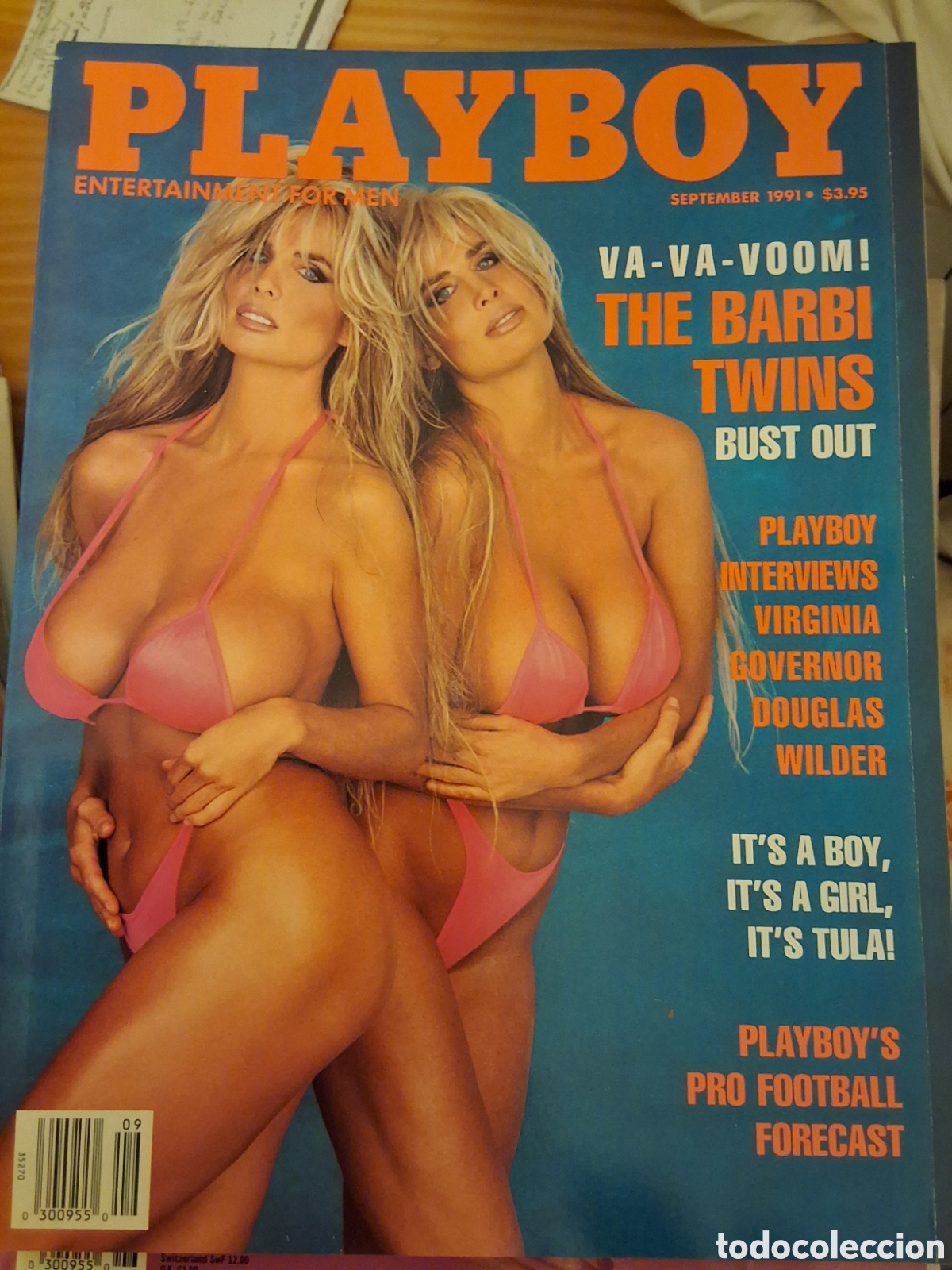Zeitschriften: Playboy americano mensual revista erotica desnudos mujeres 1991/9 Shane Shia