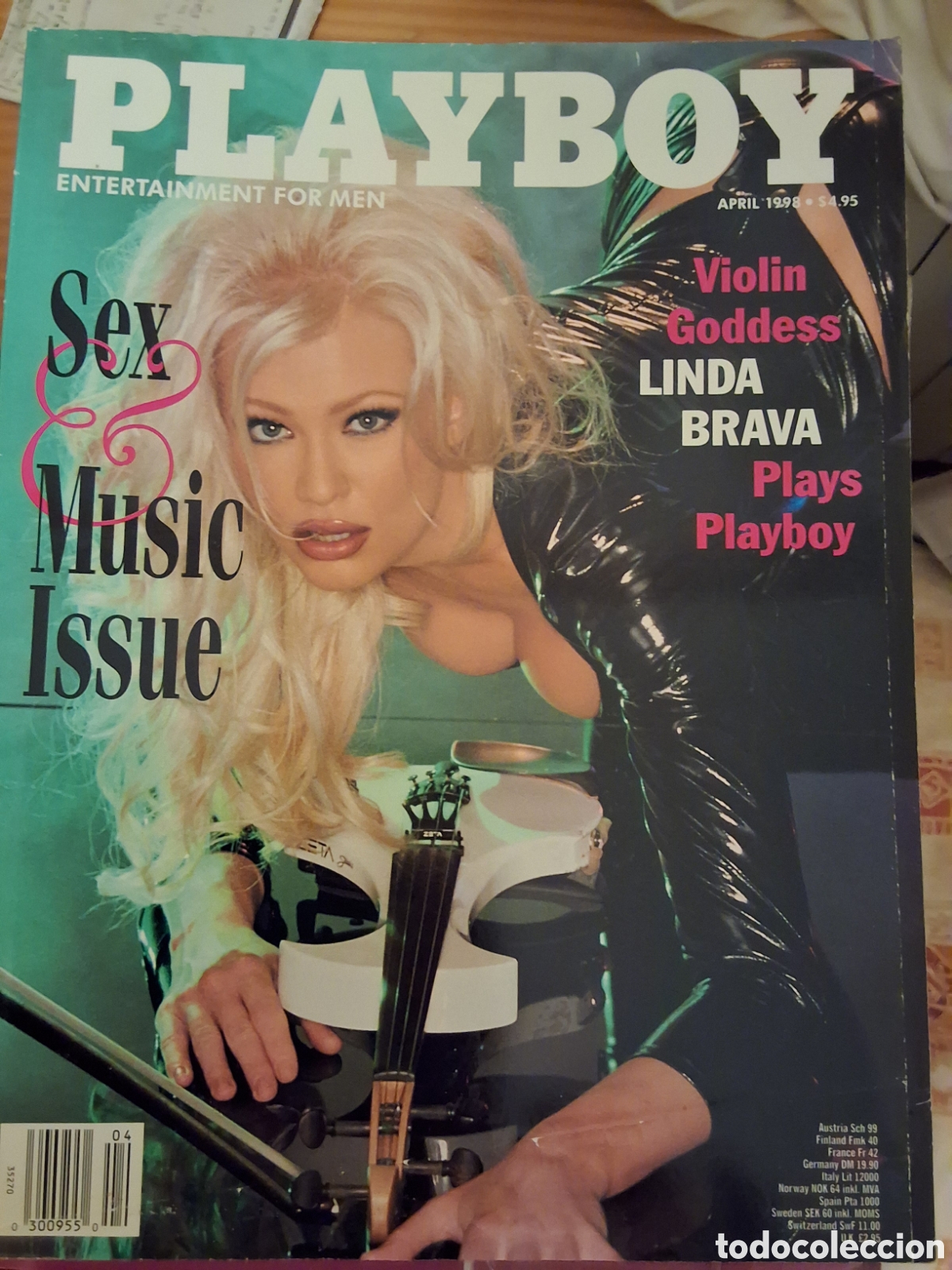 Zeitschriften: Playboy americano mensual revista erotica desnudos mujeres 1998/4 Linda Brava