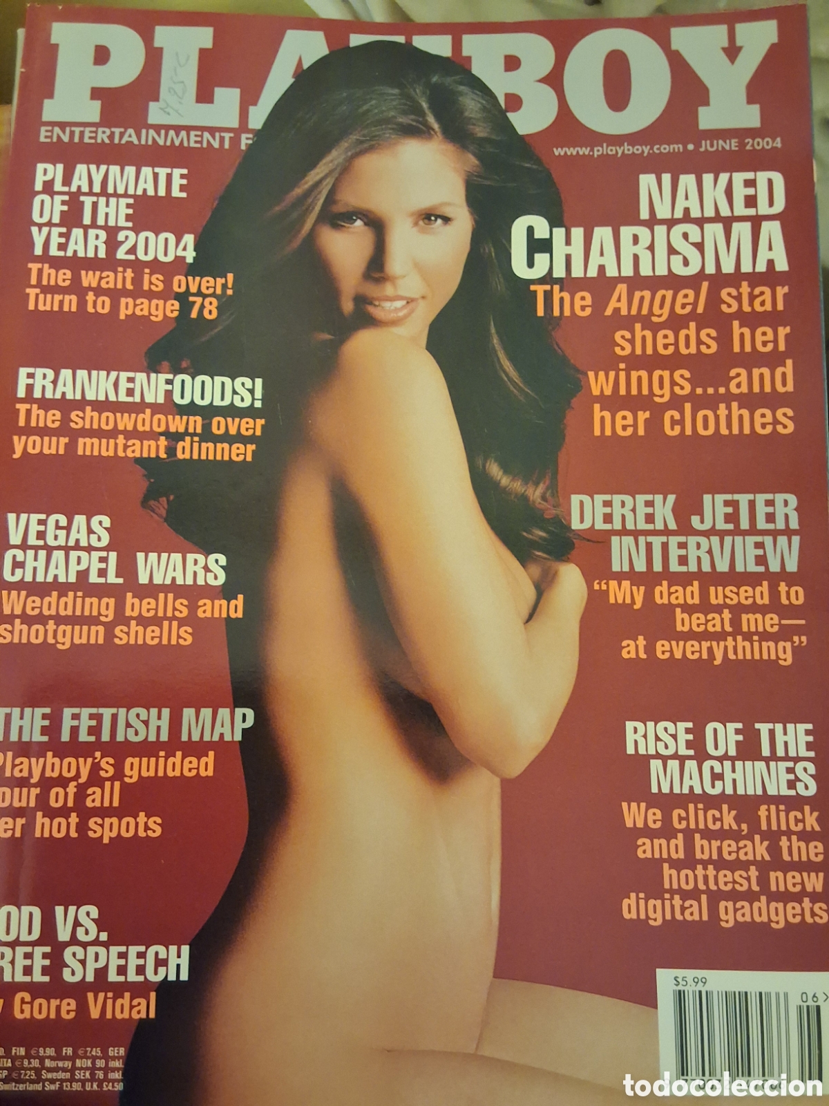 Zeitschriften: Playboy americano mensual revista erotica desnudos mujeres 2004/6 Cordelia Chase