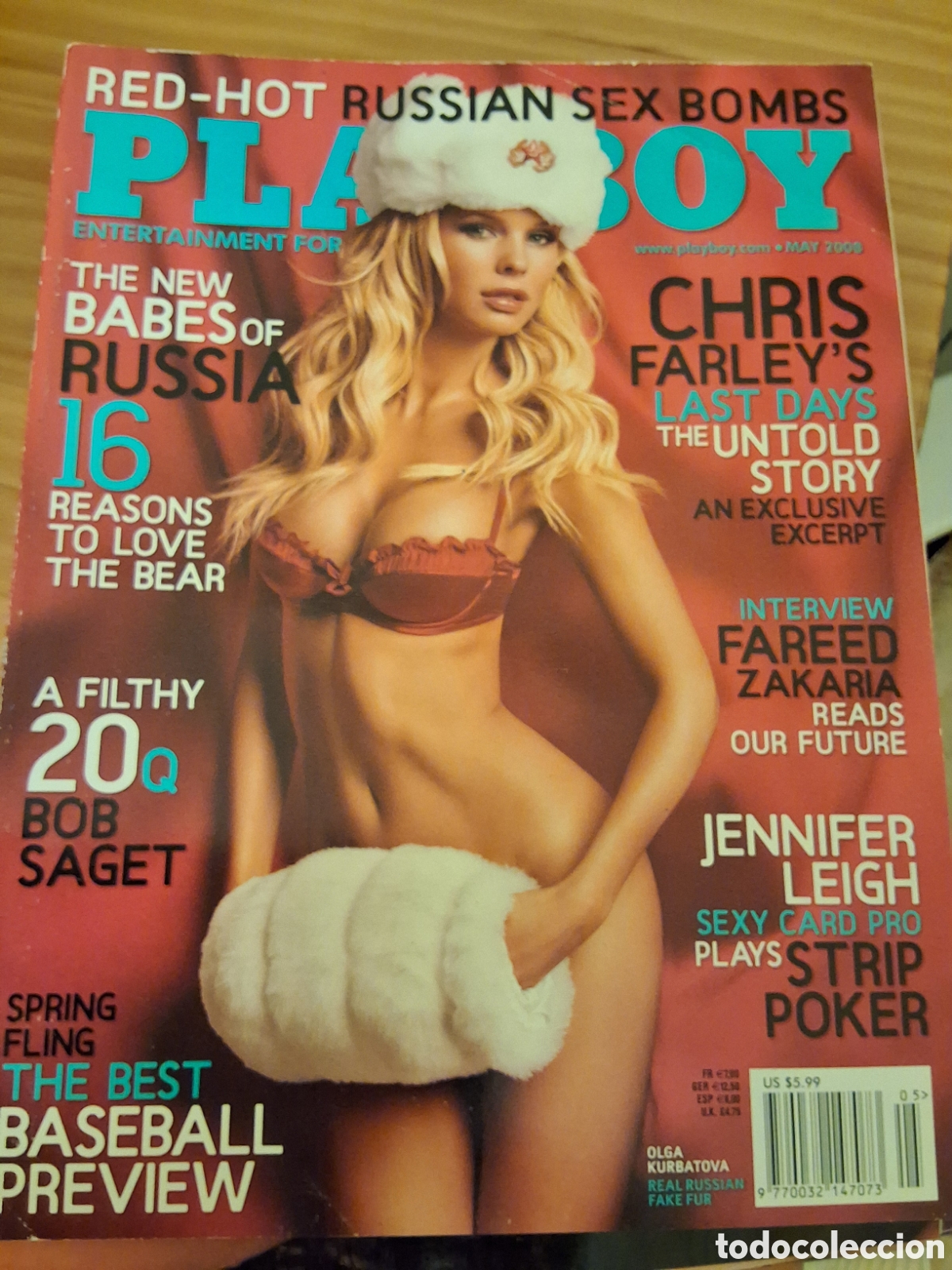 Zeitschriften: Playboy americano mensual revista erotica desnudos mujeres 2008/5