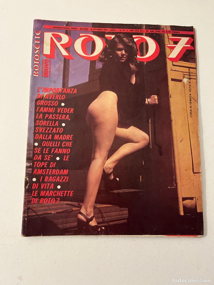 Riviste: (37/10/24) italian vintage magazine ROTO 7 n.21 bizzarre-lesbian-Pissing-gay-(vedi foto)