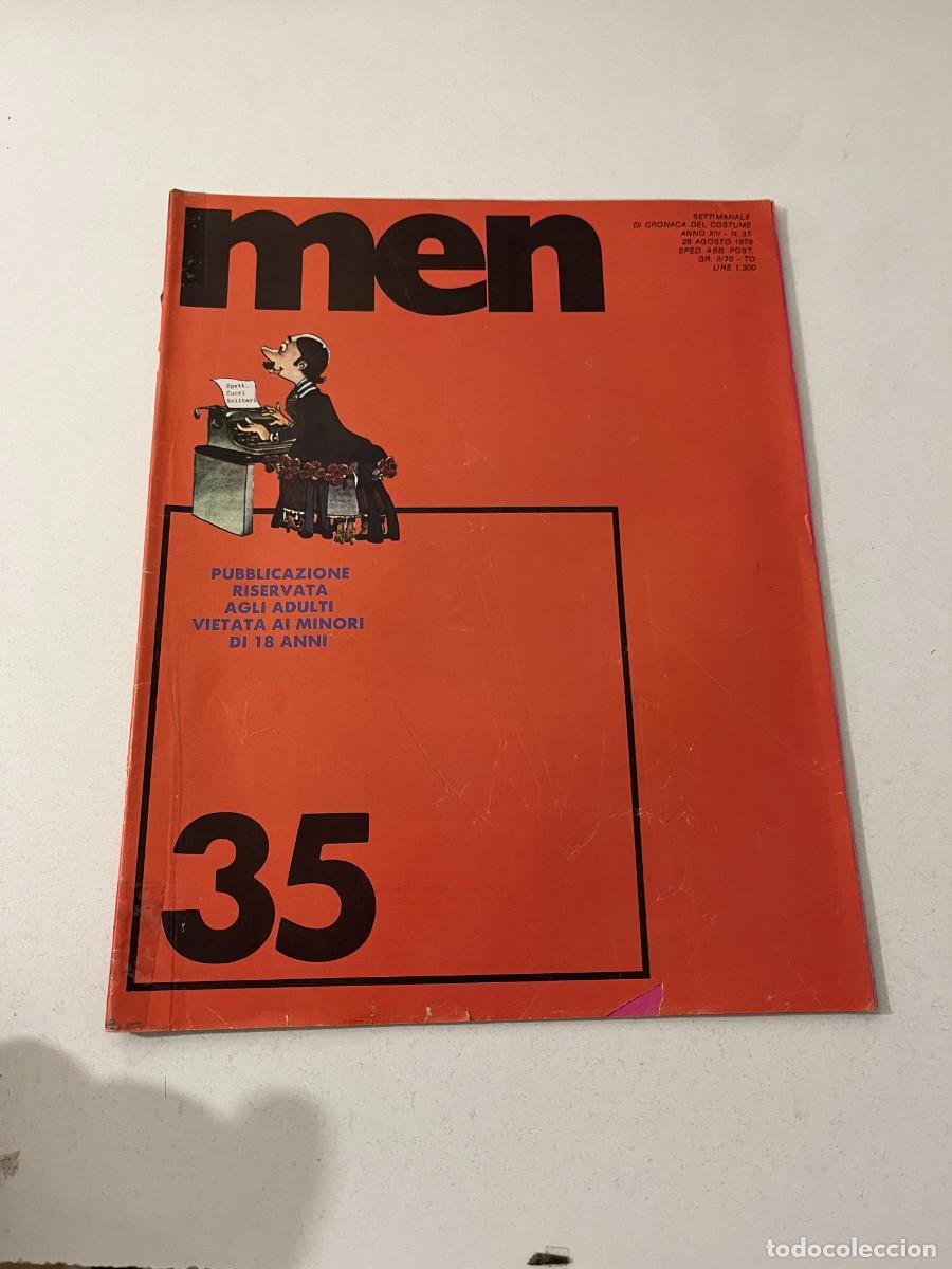 Riviste: (37/10/24) italian vintage magazine MEN n.35 bizzarre-Pissing-orgy (vedi foto)