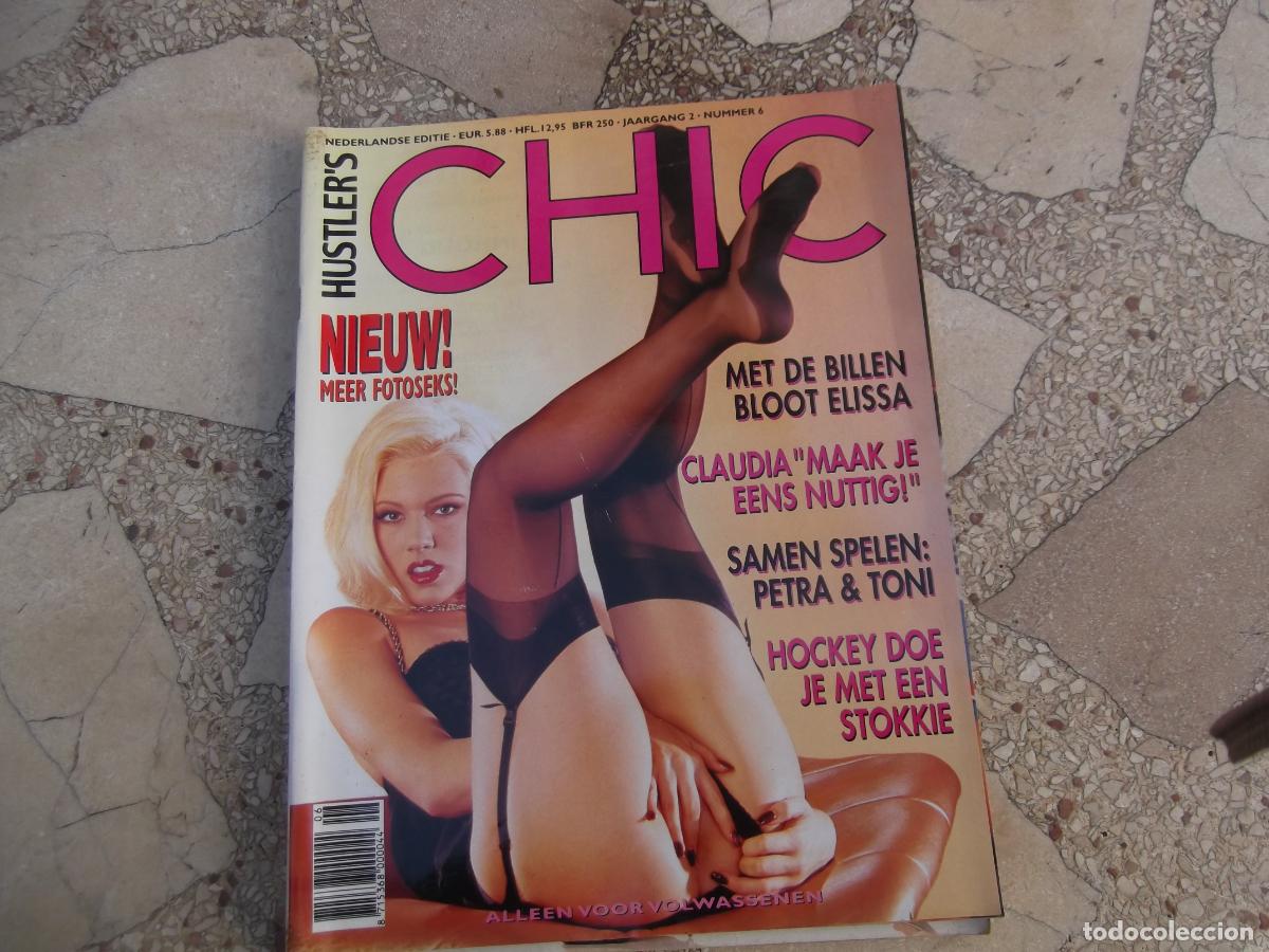 Zeitschriften: chic hustler's n&ordm; 6, revista er&oacute;tica holandesa solo para adultos