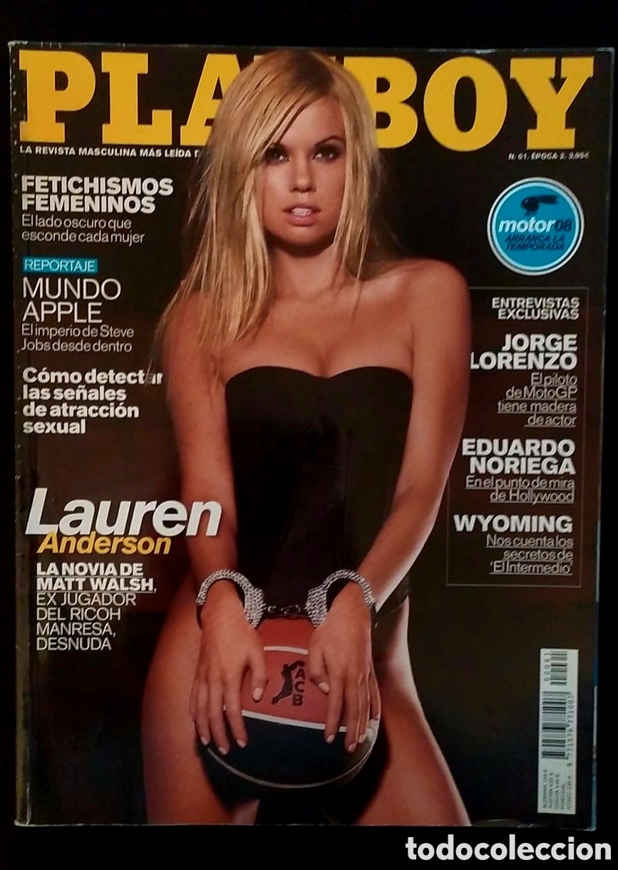 Zeitschriften: REVISTA PLAYBOY ESPA&Ntilde;A N&deg;61.MARZO 2008. LAUREN ANDERSON