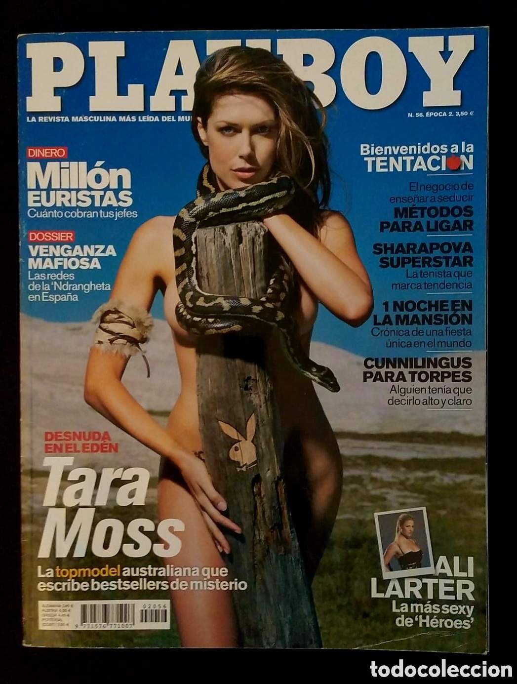 Zeitschriften: Playboy Espa&ntilde;a 56 Tara Moss, Ali Larter, Nikki Sengers, Maria Sharapova
