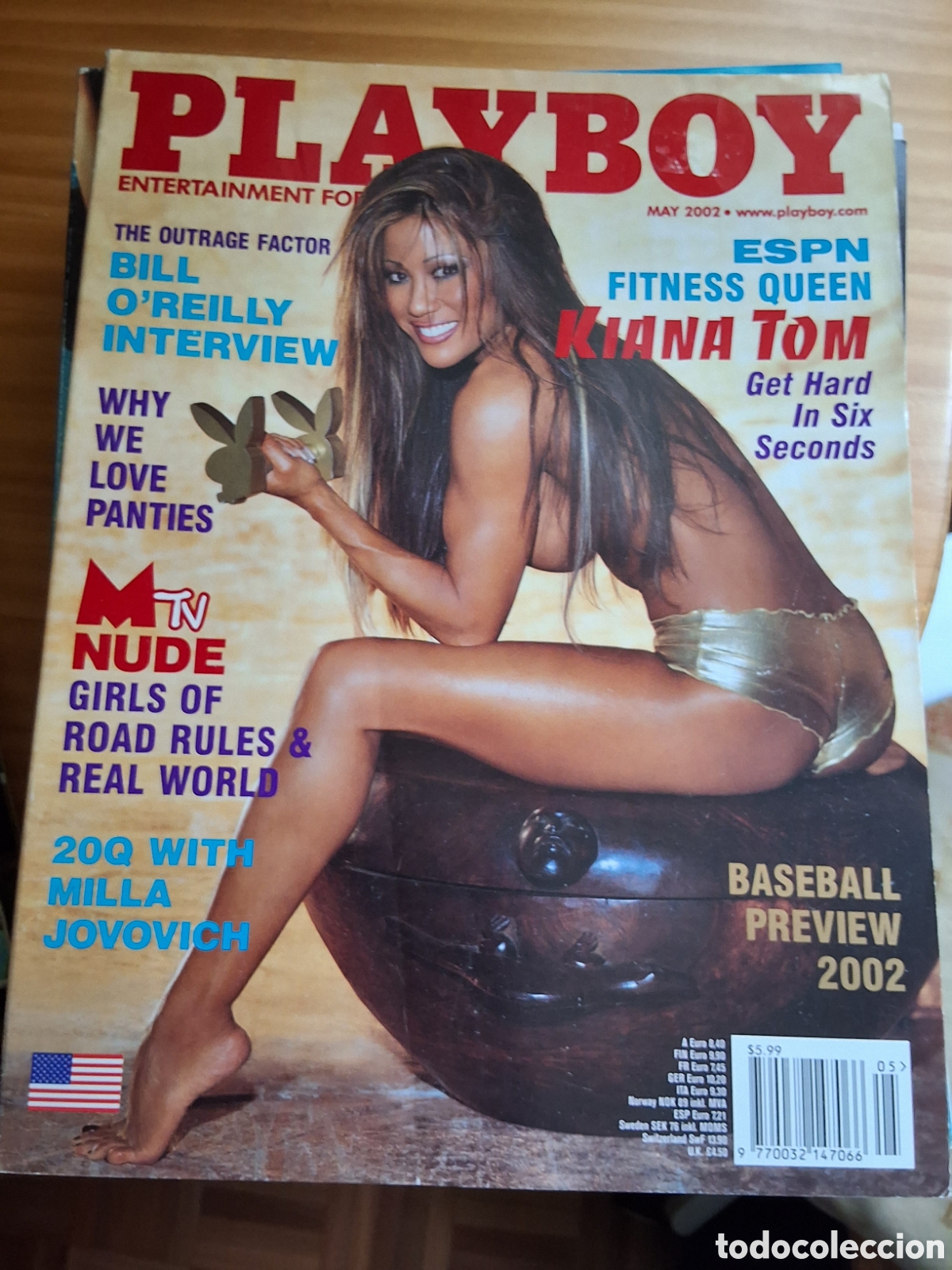 Zeitschriften: Playboy americano mensual revista erotica desnudos mujeres 2002/5 Kiana Tom
