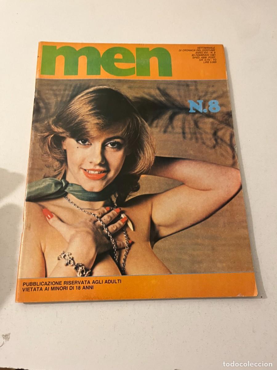 Riviste: (37/10/24) italian vintage magazine MEN n.8 bizzarre-Pissing-orgy (vedi foto)