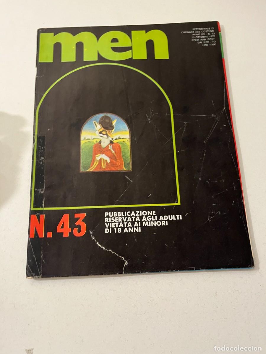 Riviste: (37/10/24) italian vintage magazine MEN n.43 bizzarre-Pissing-orgy (vedi foto)
