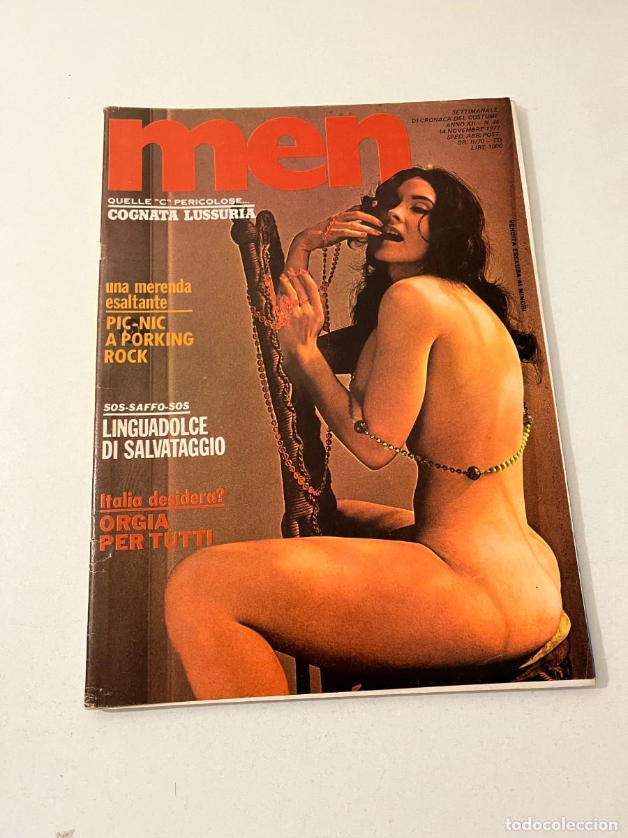 Revistas: (37/10/24) italian vintage magazine MEN n.46 bizzarre--Pissing-orgy (vedi foto)