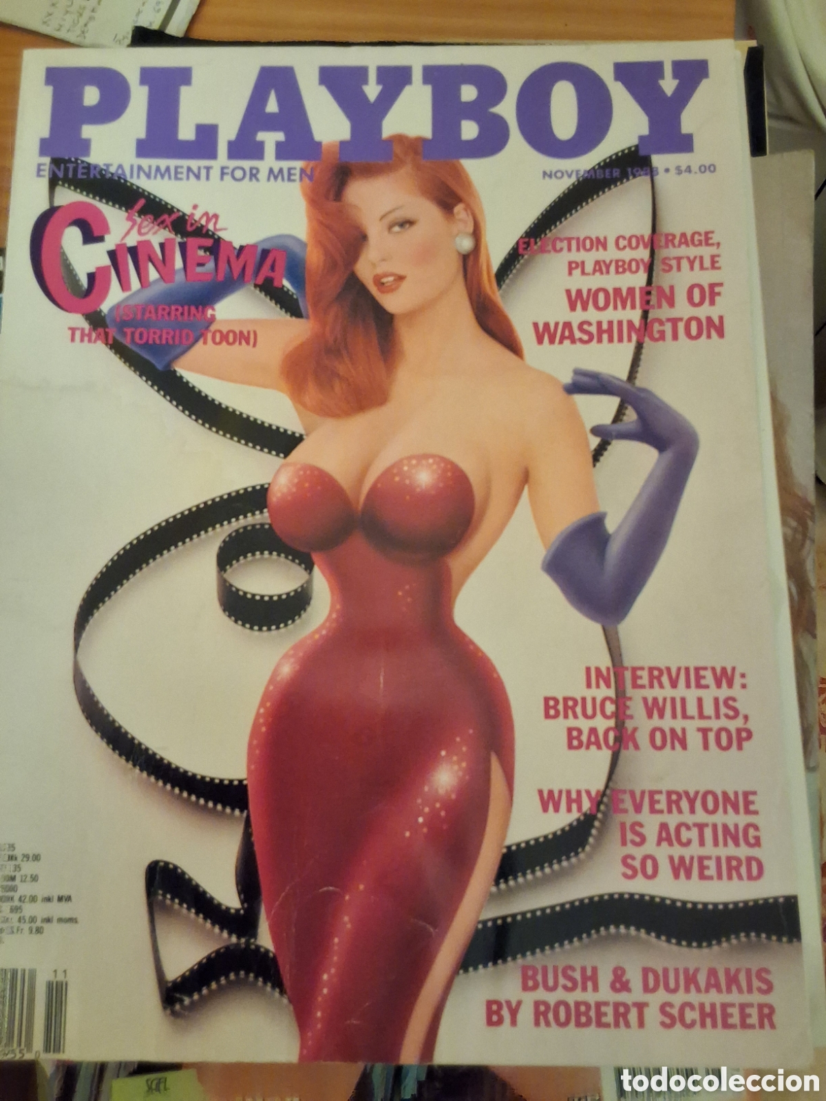 Zeitschriften: Playboy americano mensual revista erotica desnudos mujeres 1988/11 Laura Richmond