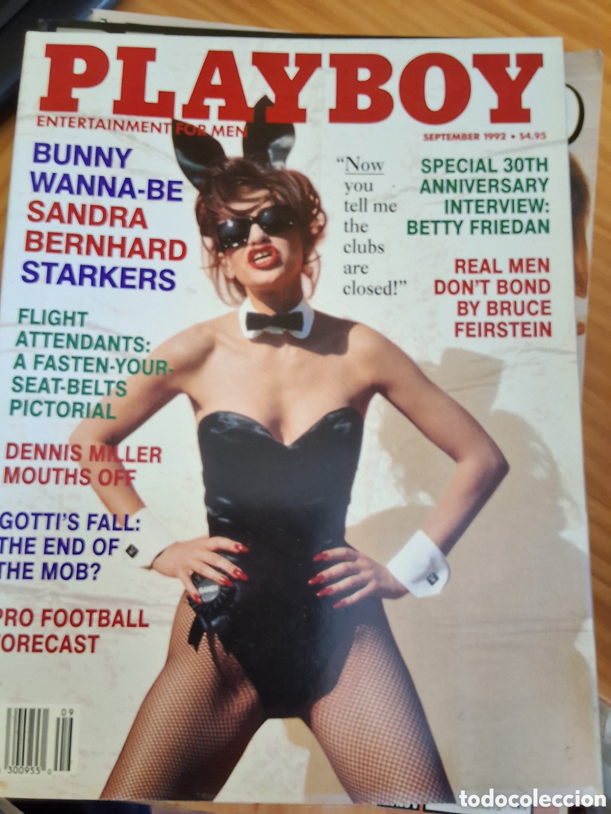 Zeitschriften: Playboy americano mensual revista erotica desnudos mujeres 1992/9 Morena Cor&iacute;n Sandra Bernhard