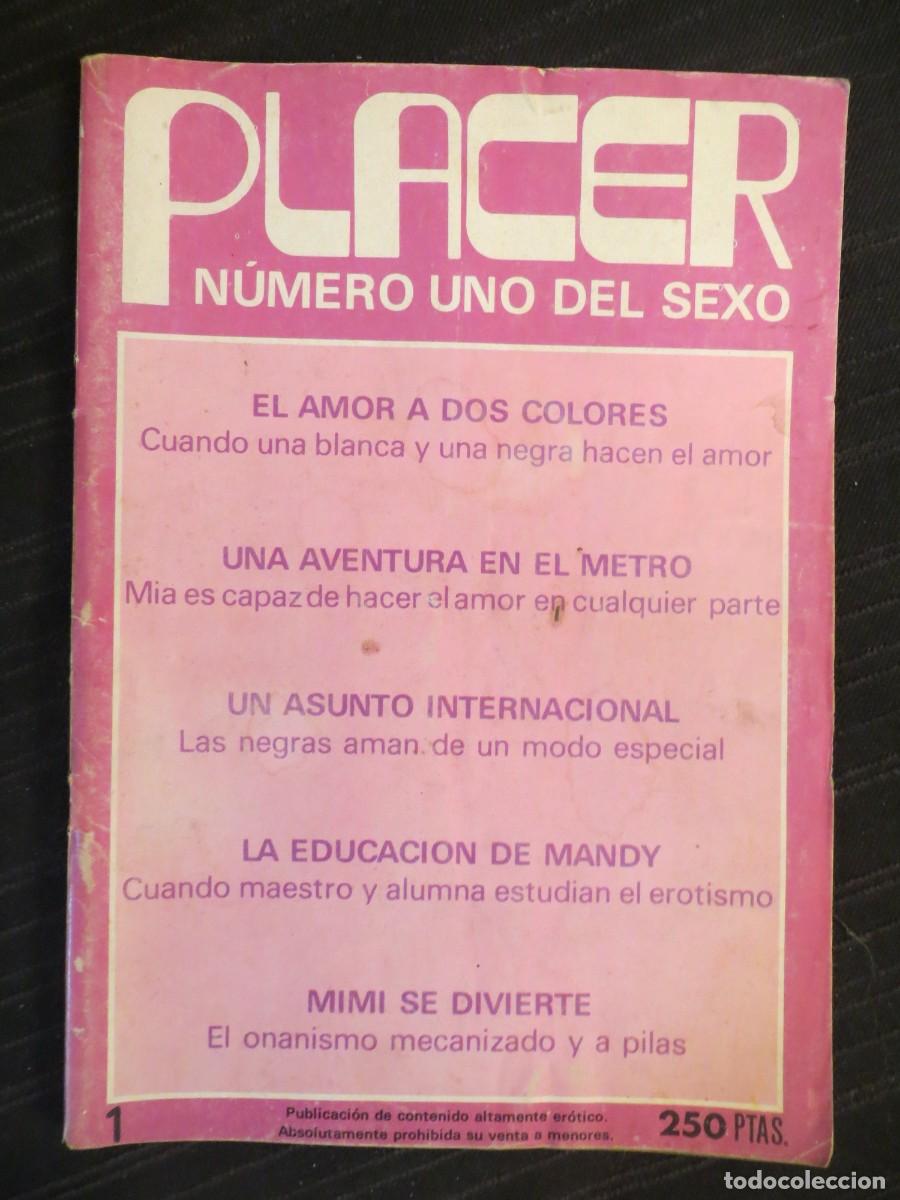 Journals: PLACER (PLEASURE) :NUMERO 1 !!!! (REVISTA EROTICA ESPA&Ntilde;OLA)