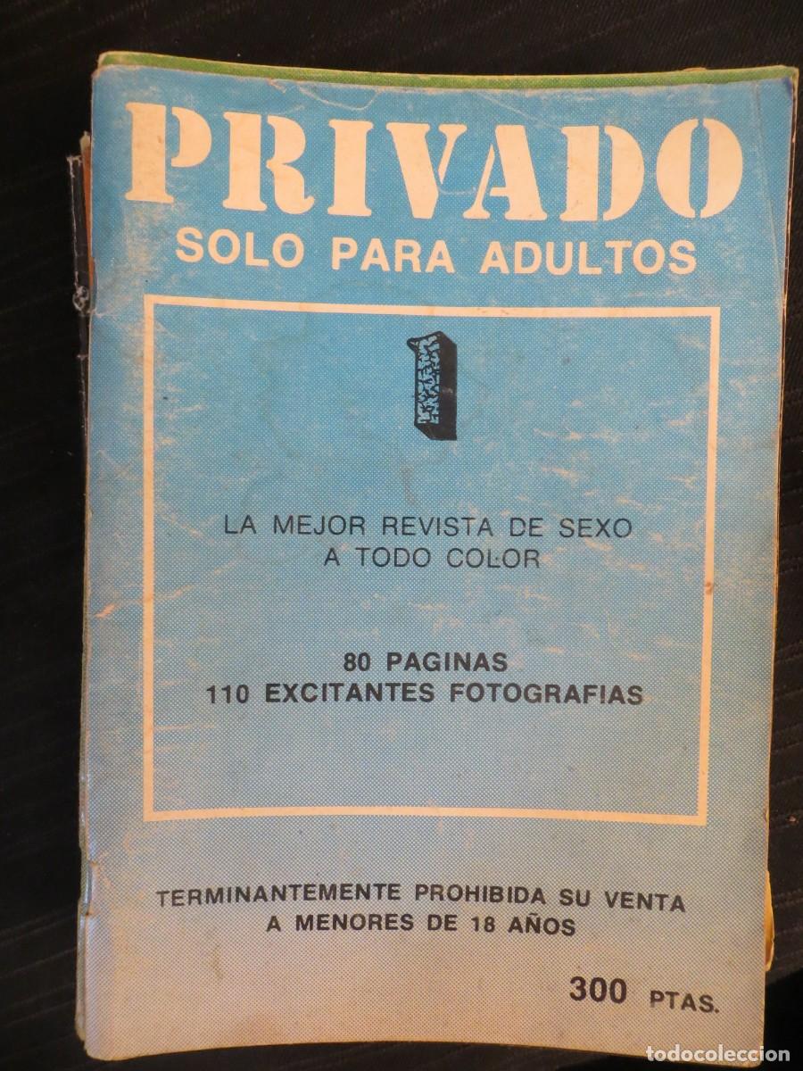 Magazines: PRIVADO :NUMERO 1 !!!! (REVISTA EROTICA ESPA&Ntilde;OLA)