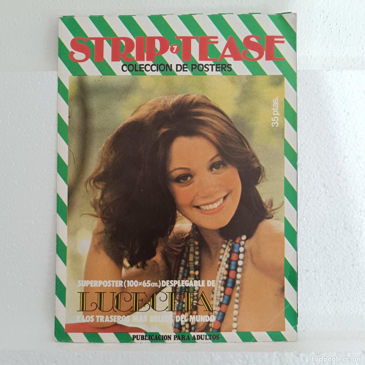 Revistas: STRIP TEASE N&ordm; 7. COLECCI&Oacute;N DE POSTERS. POSTER DESPLEGABLE DE LUCETITA.