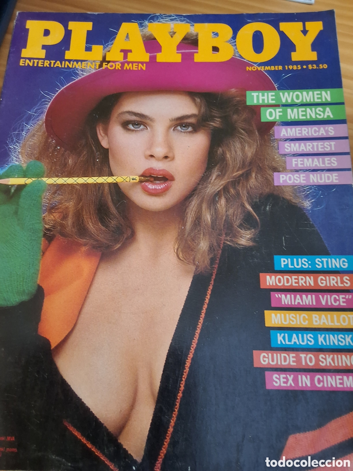 Zeitschriften: Playboy americano mensual revista erotica desnudos mujeres 1985/11 Pamela Saunders Teri Weigel