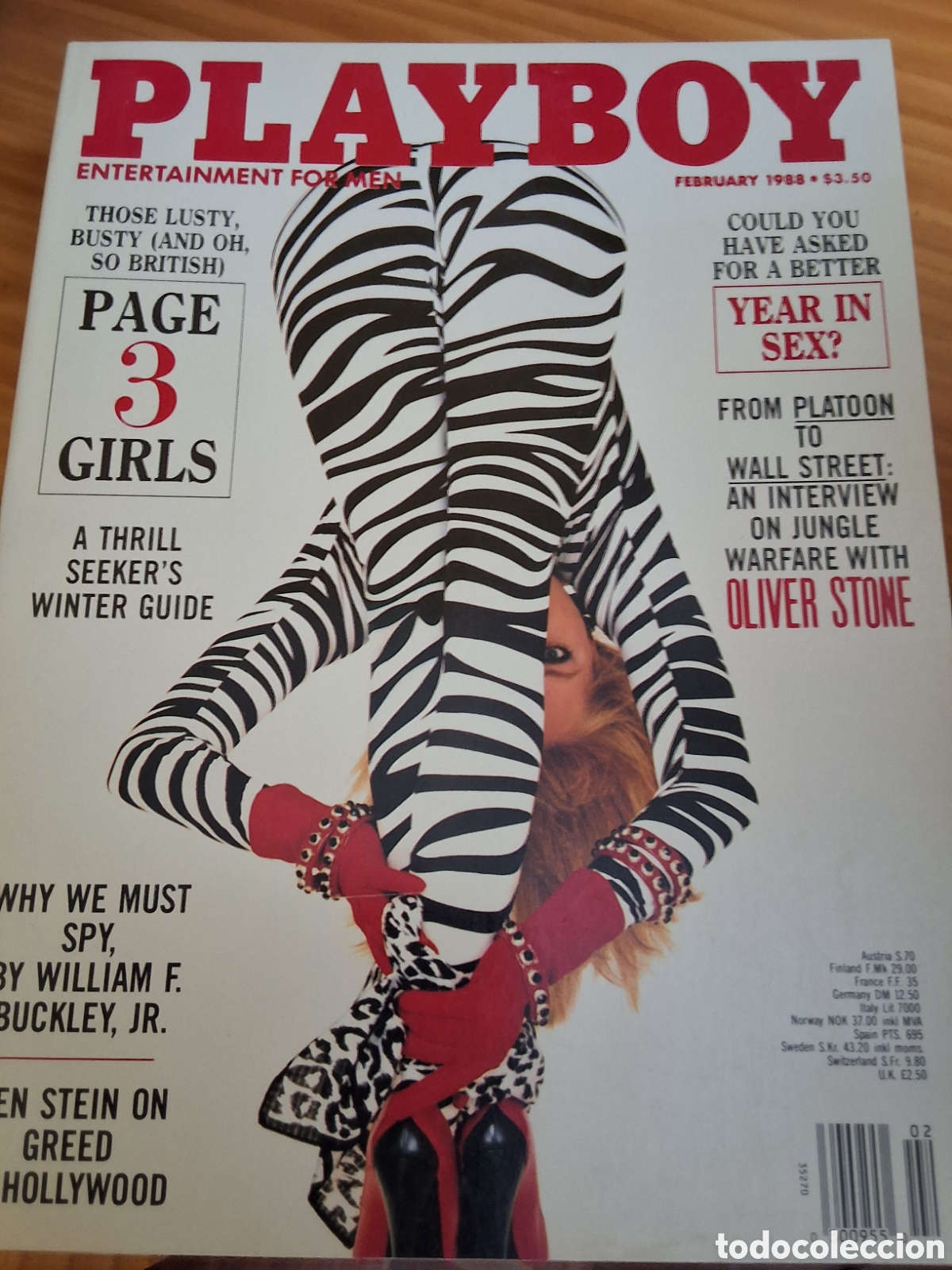Zeitschriften: Playboy americano mensual revista erotica desnudos mujeres 1988/2 Kari Kennell Sandy Greenberg