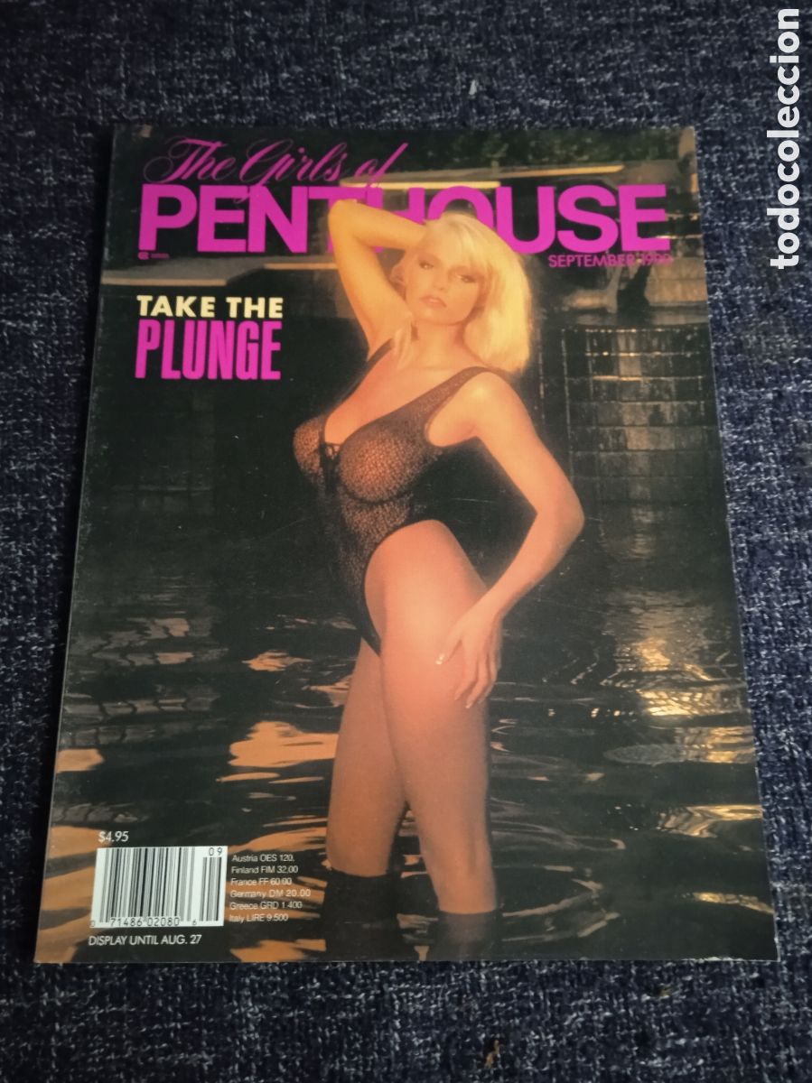Journals: PENTHOUSE SEPTEMBER 1990 , TAKE THE PLUNGE - KRISTA PFLANZER, DOMINIQUE MAURE, BETSY DOBSON (INGLES