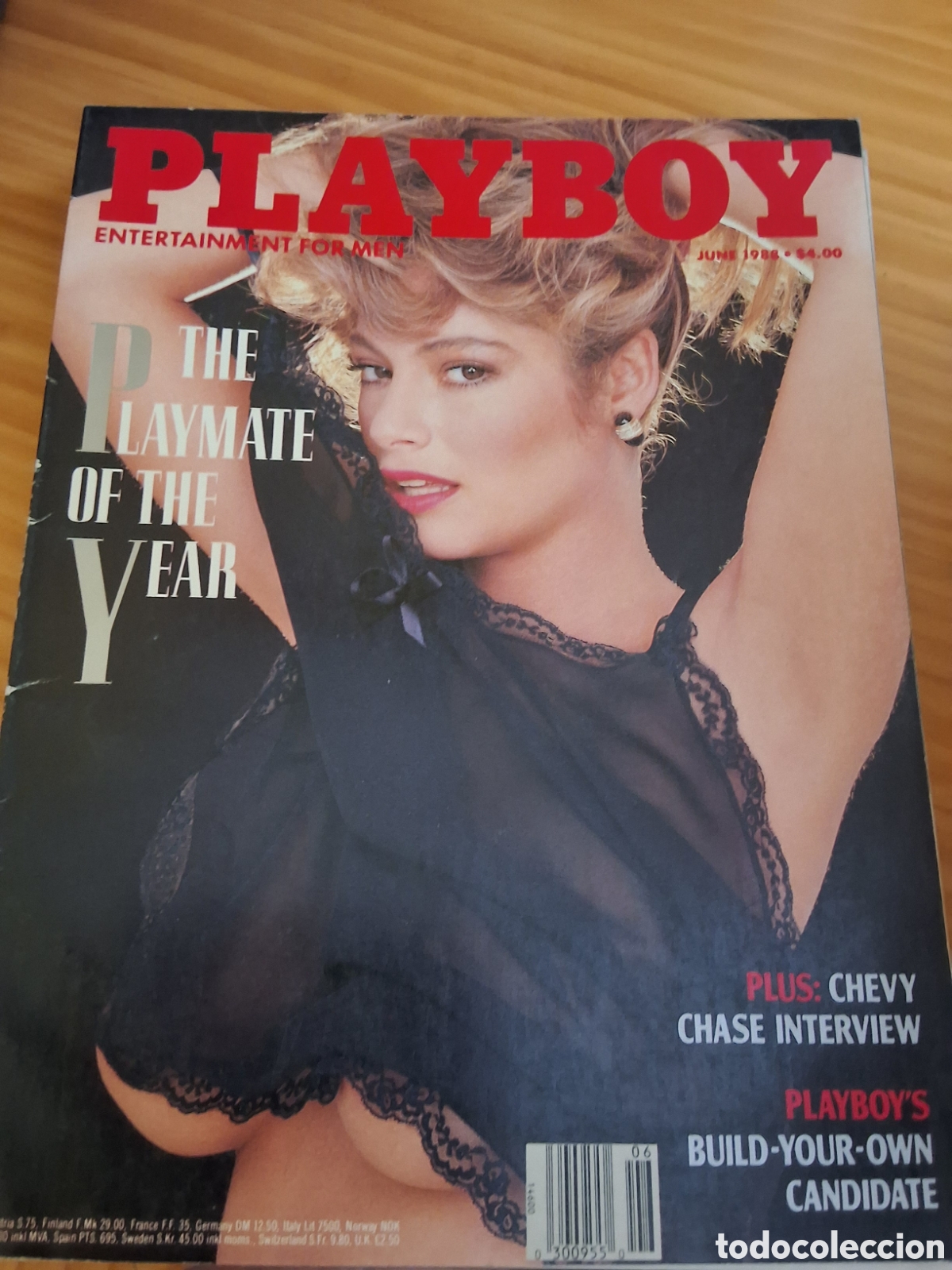 Zeitschriften: Playboy americano mensual revista erotica desnudos mujeres 1988/6 Emily Firth India Allen