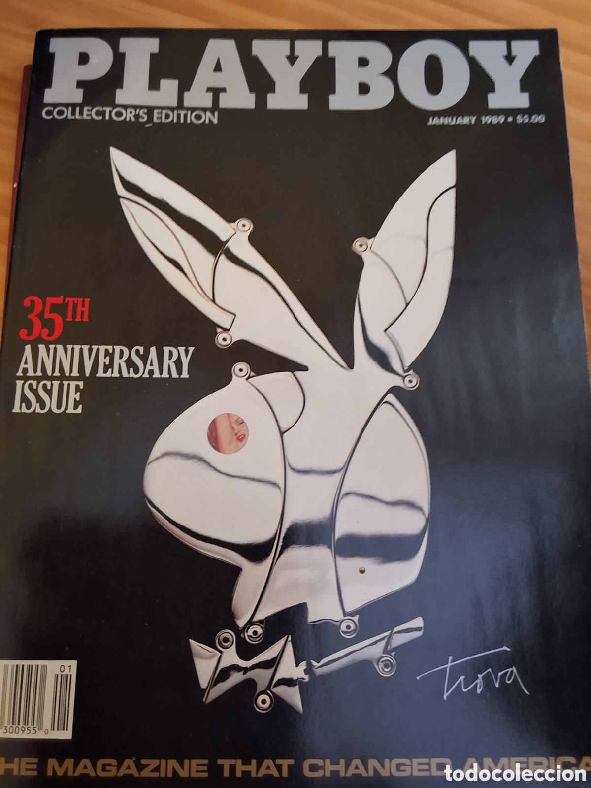 Zeitschriften: Playboy americano mensual revista erotica desnudos mujeres 1989/1 aniversario 35 Fawna Mclaren