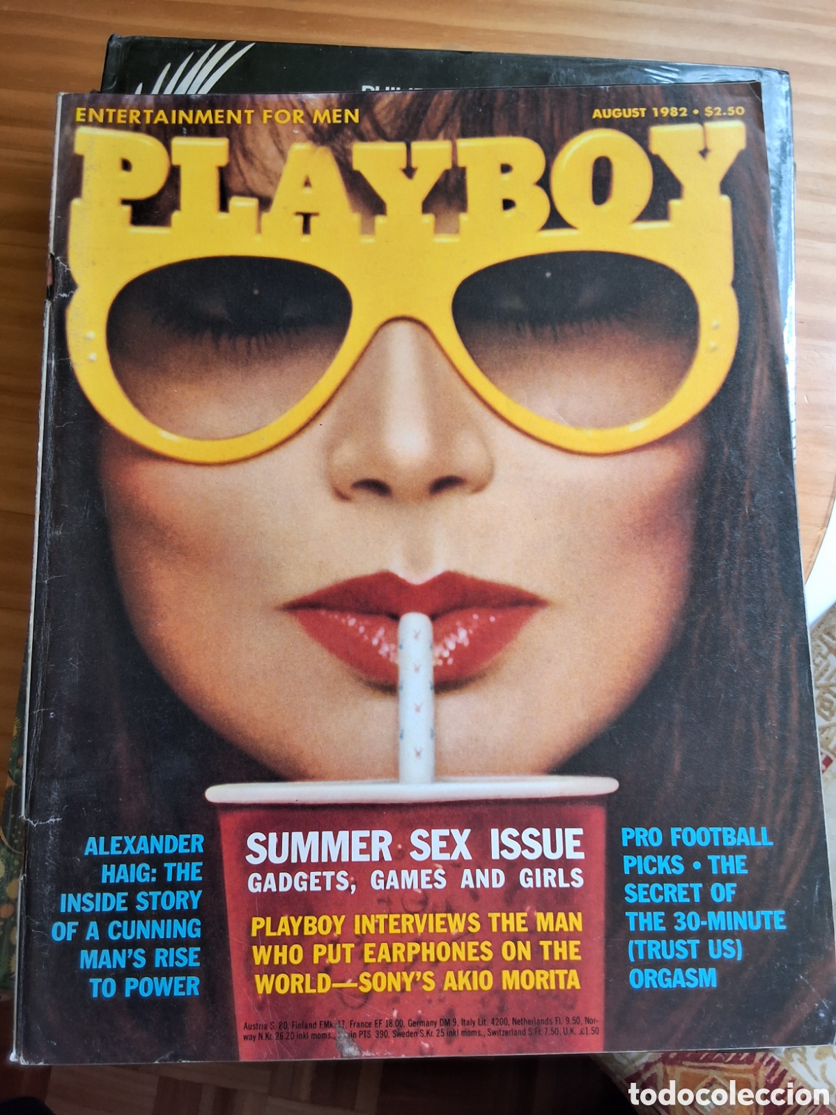 Journals: Playboy americano mensual revista erotica desnudos mujeres 1982/8 Cathy St. George